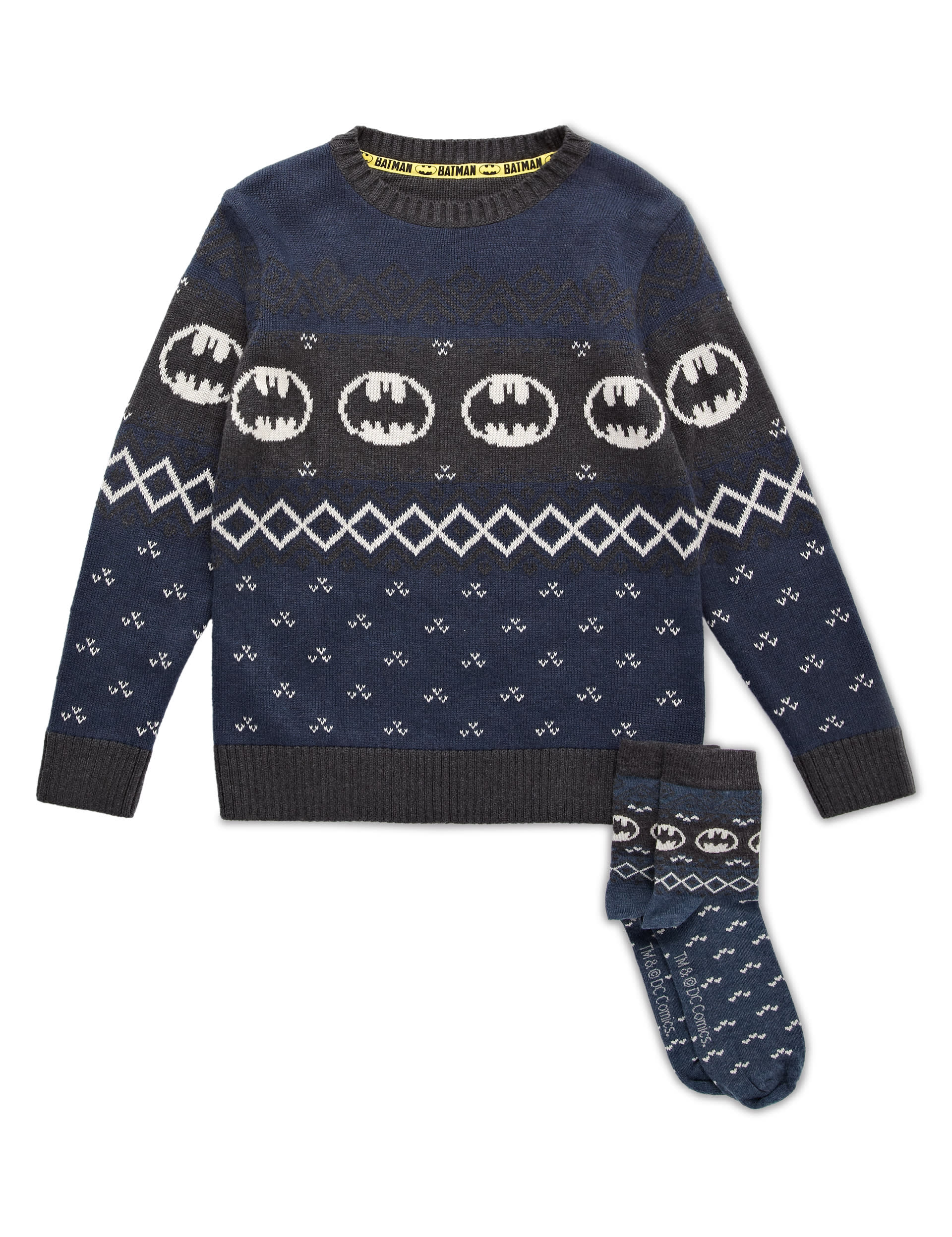 Batman™ Jumper with Socks (5-14 Years) Image 1 of 2