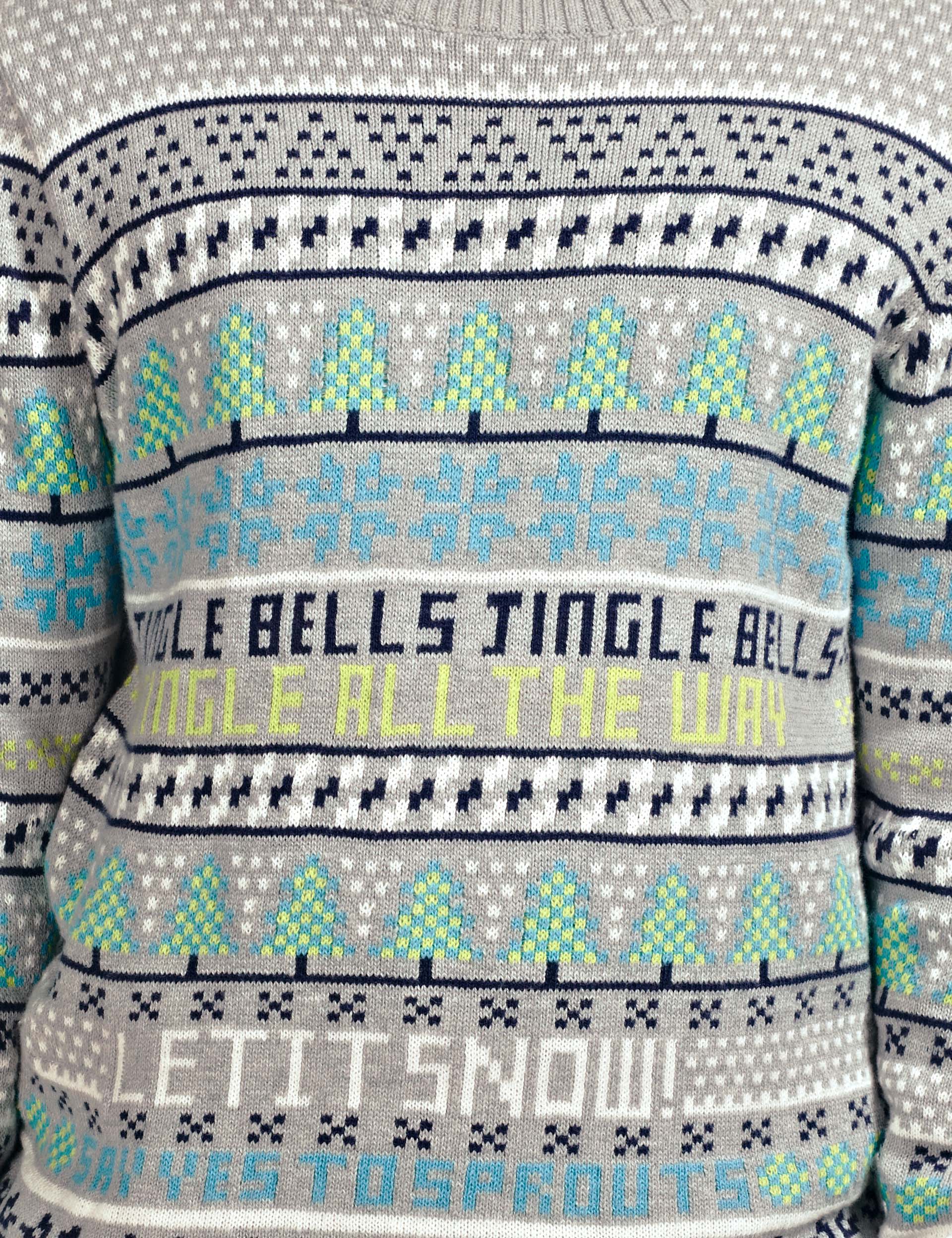 Musical Fair Isle Jumper with Wool (5-14 Years) Image 2 of 4