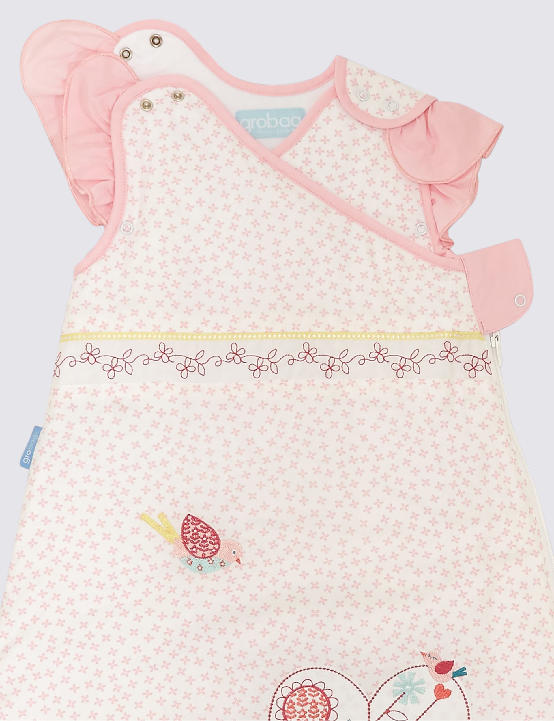 Floral & Bird Print Sleep Bag 1 Tog Image 2 of 4