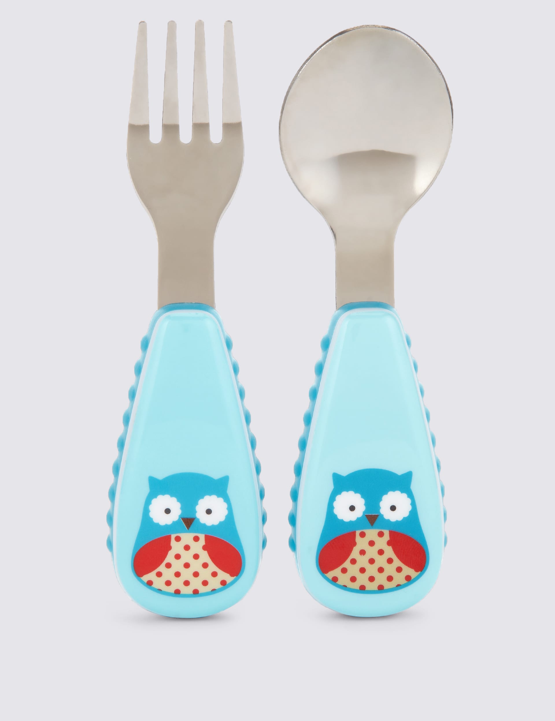 Zoo-Tensil Cutlery Set- Owl Image 1 of 1