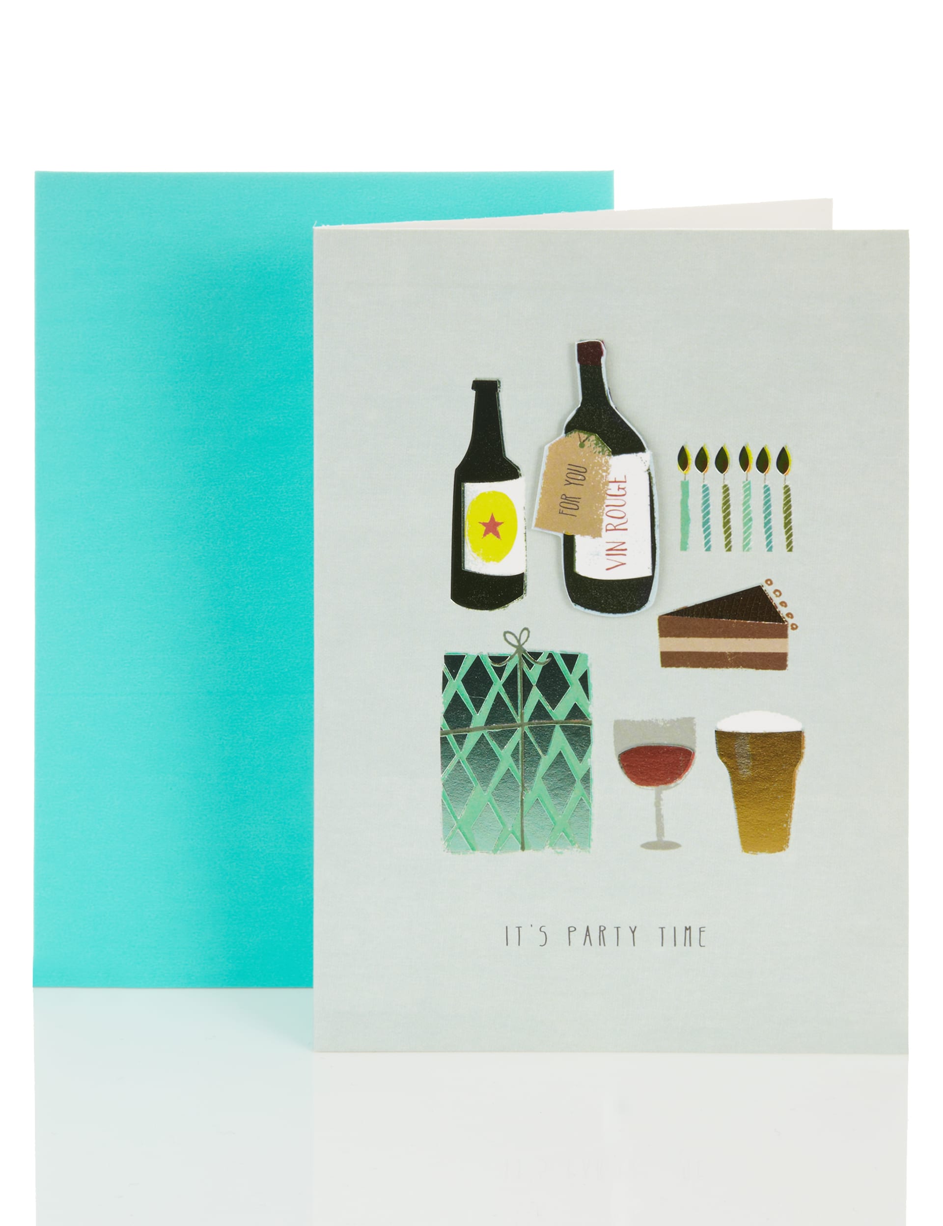 Party Time Birthday Card | M&S