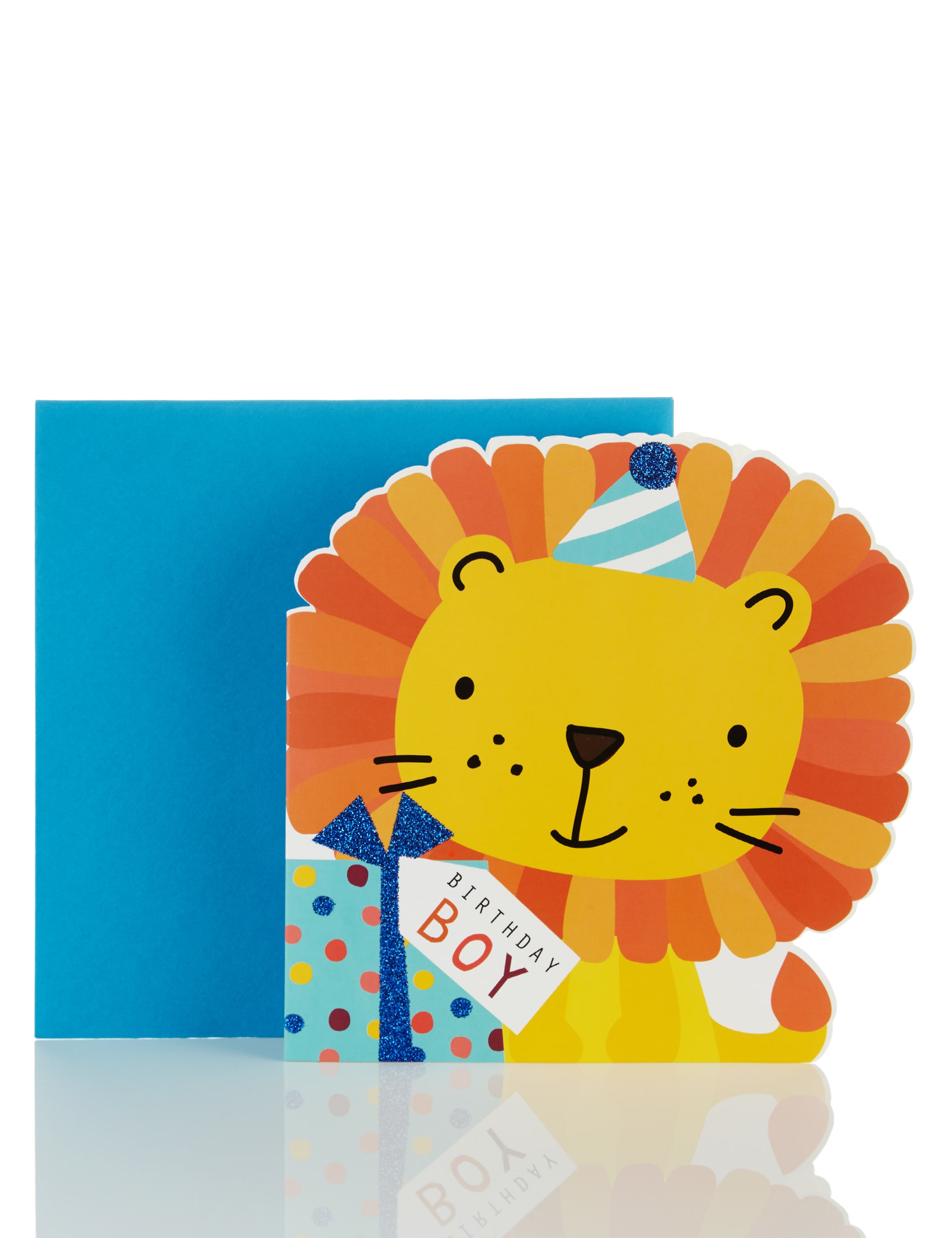 Birthday Boy Lion Card Image 1 of 1