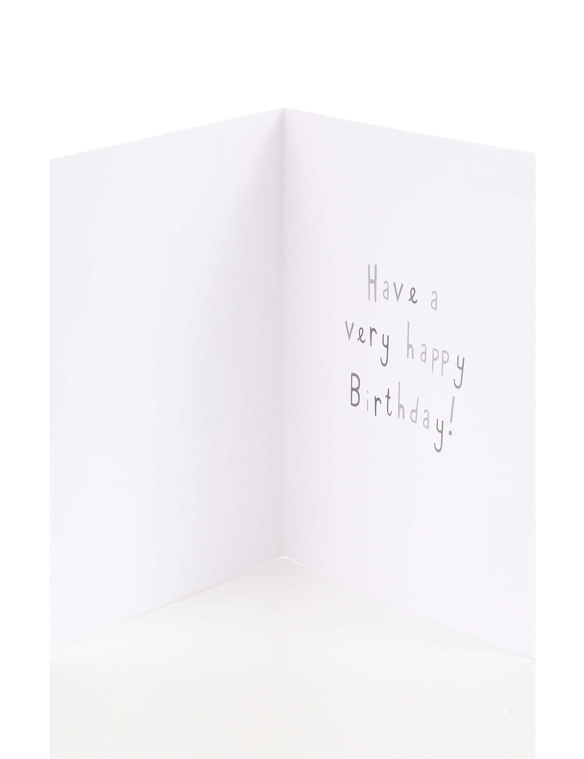 Age 4 Tea Party Birthday Card | M&S