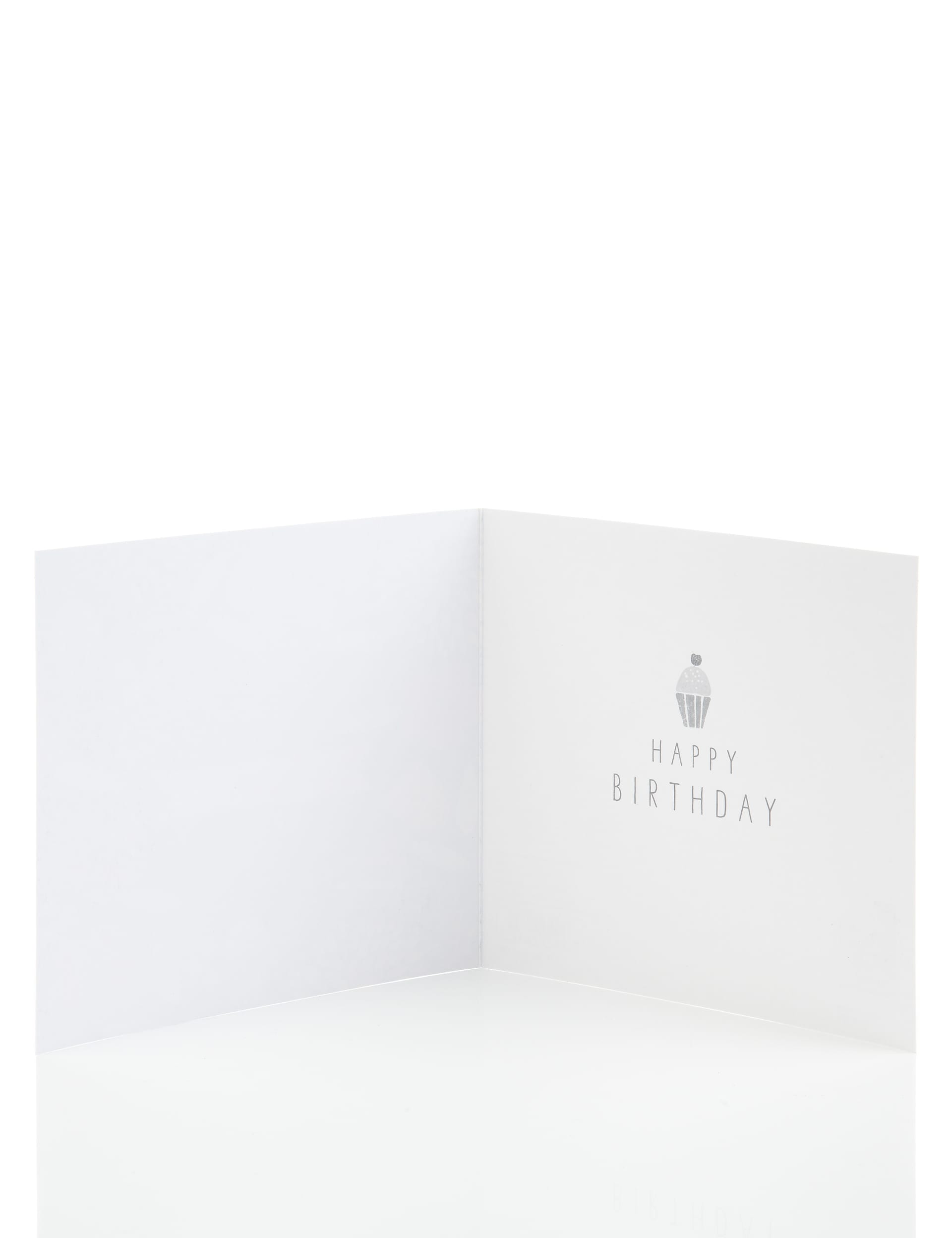 Contemporary Floral and Cake Friendship Birthday Card | M&S