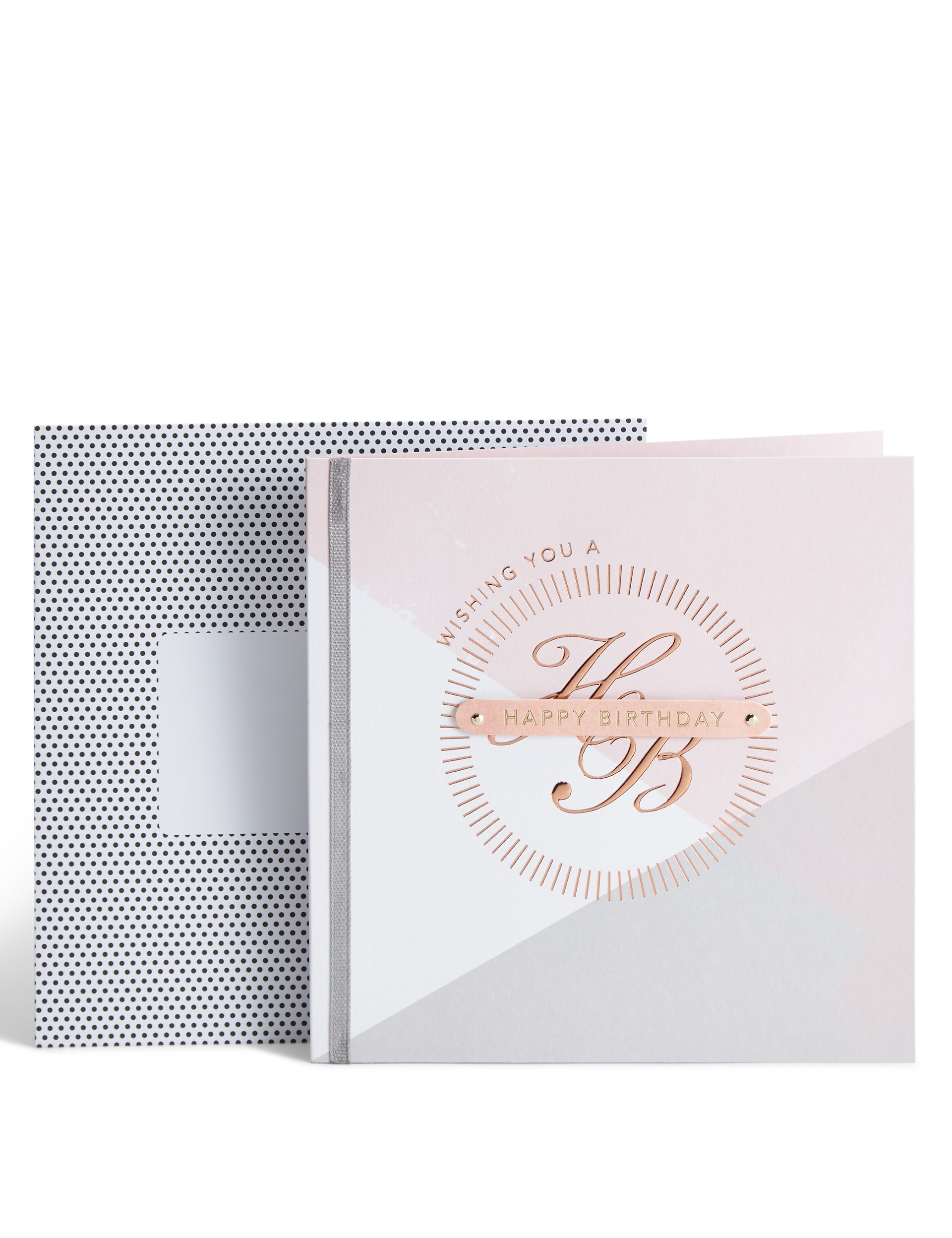 Copper Text Birthday Card Image 1 of 2