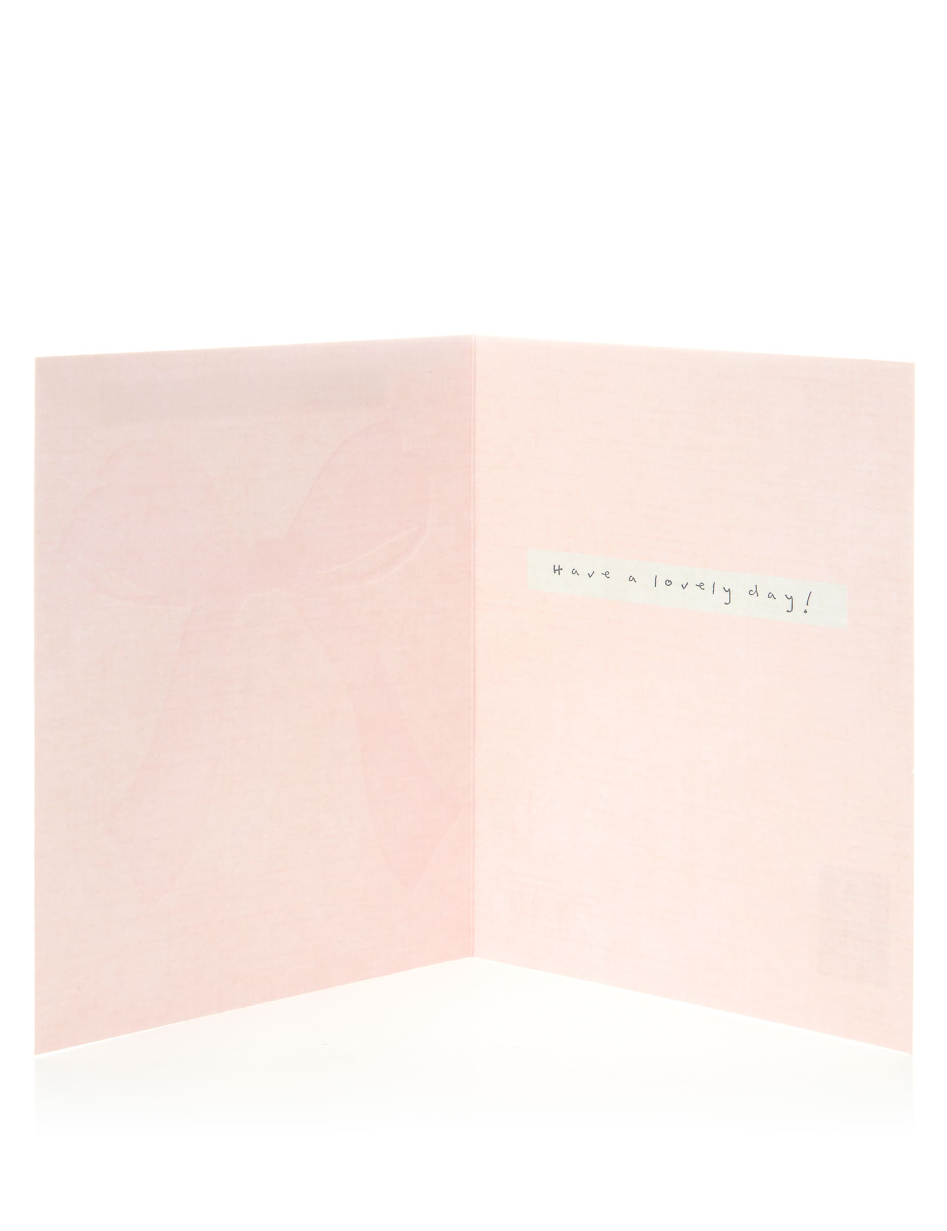 Floral Ribbon Birthday Card Image 1 of 2