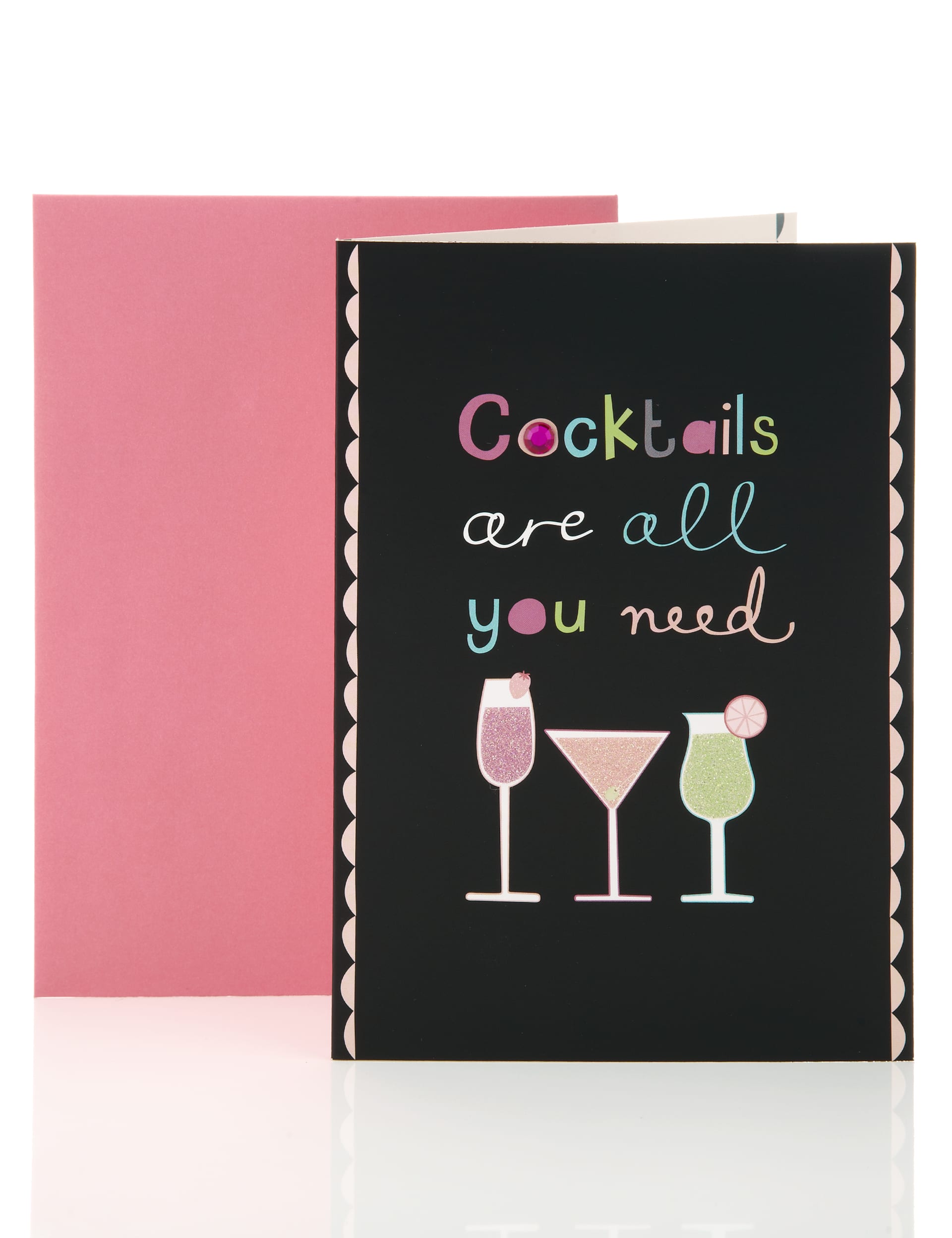 Contemporary Cocktail Birthday Card | M&S