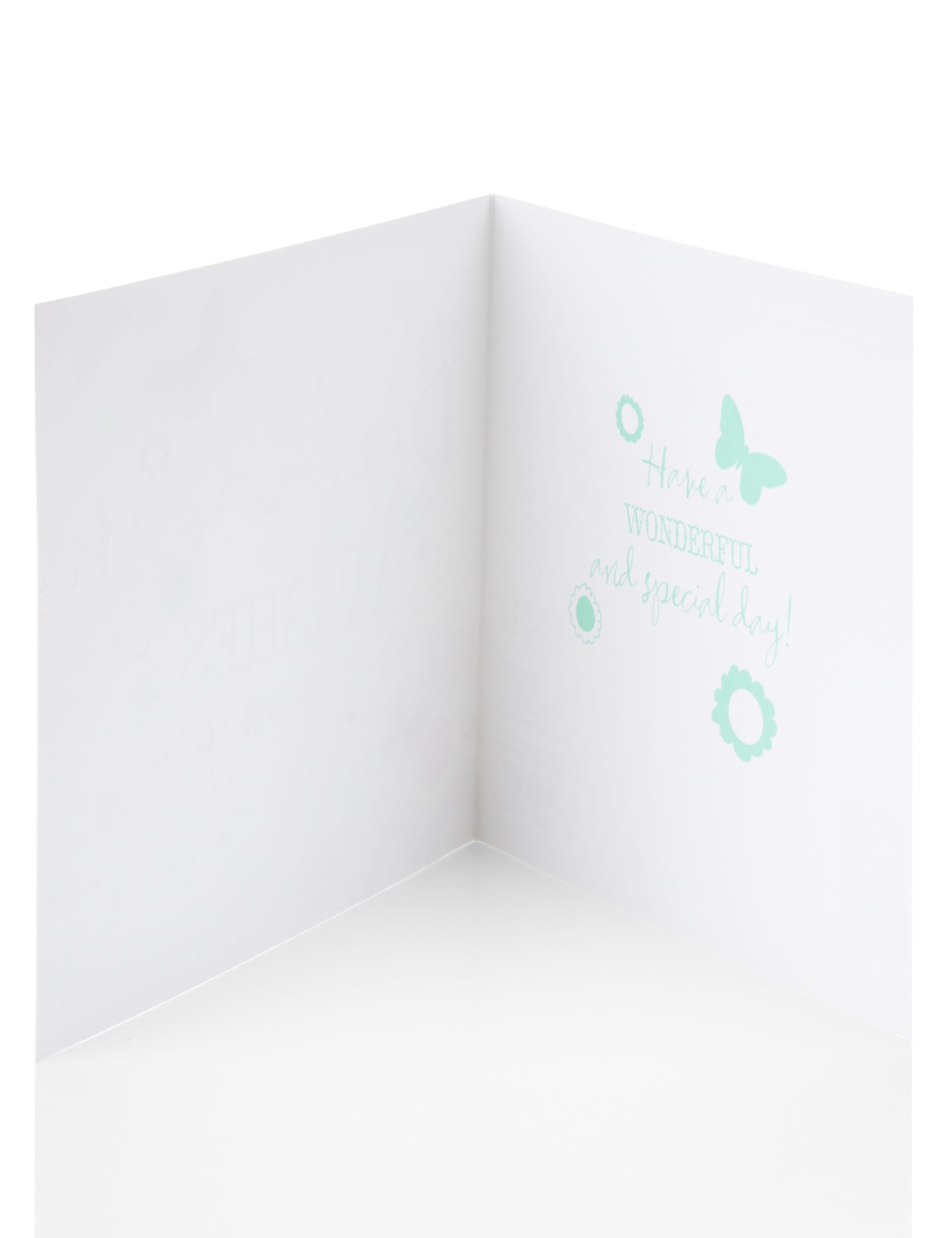 Butterfly Birthday Wishes Card Image 1 of 2