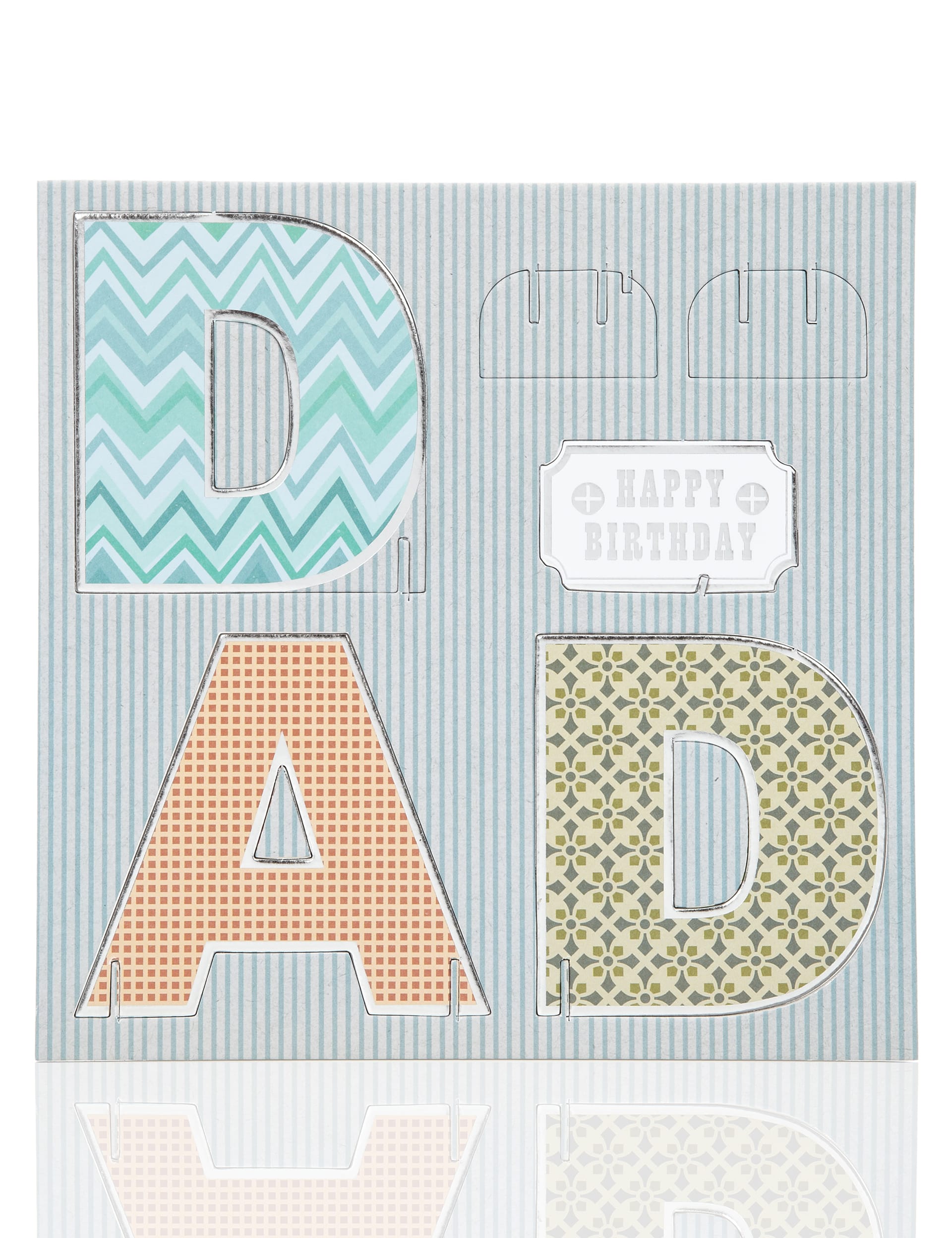 Dad 3D Birthday Card Image 1 of 2