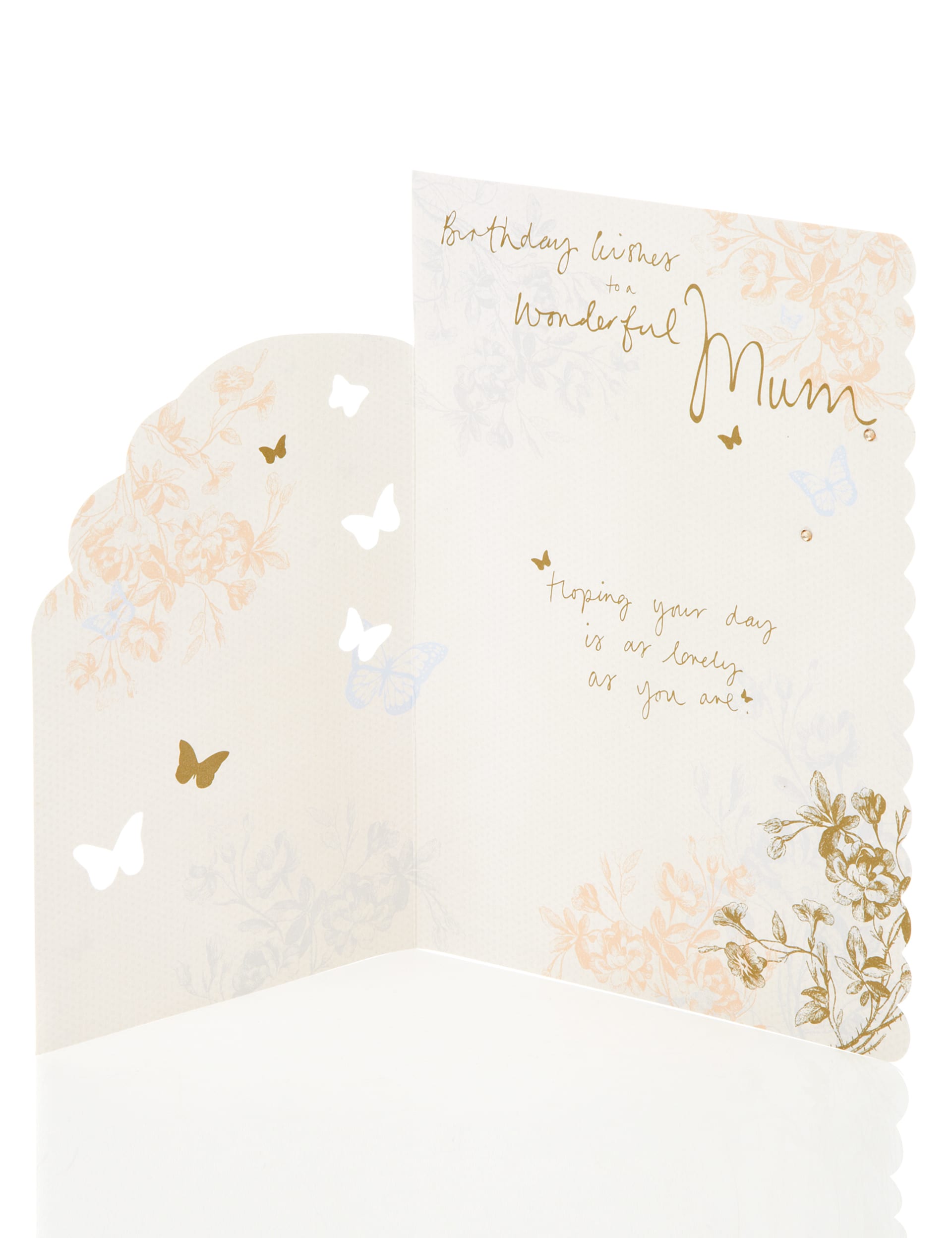 Cupcake Cake Stand Mum Birthday Card Image 1 of 2