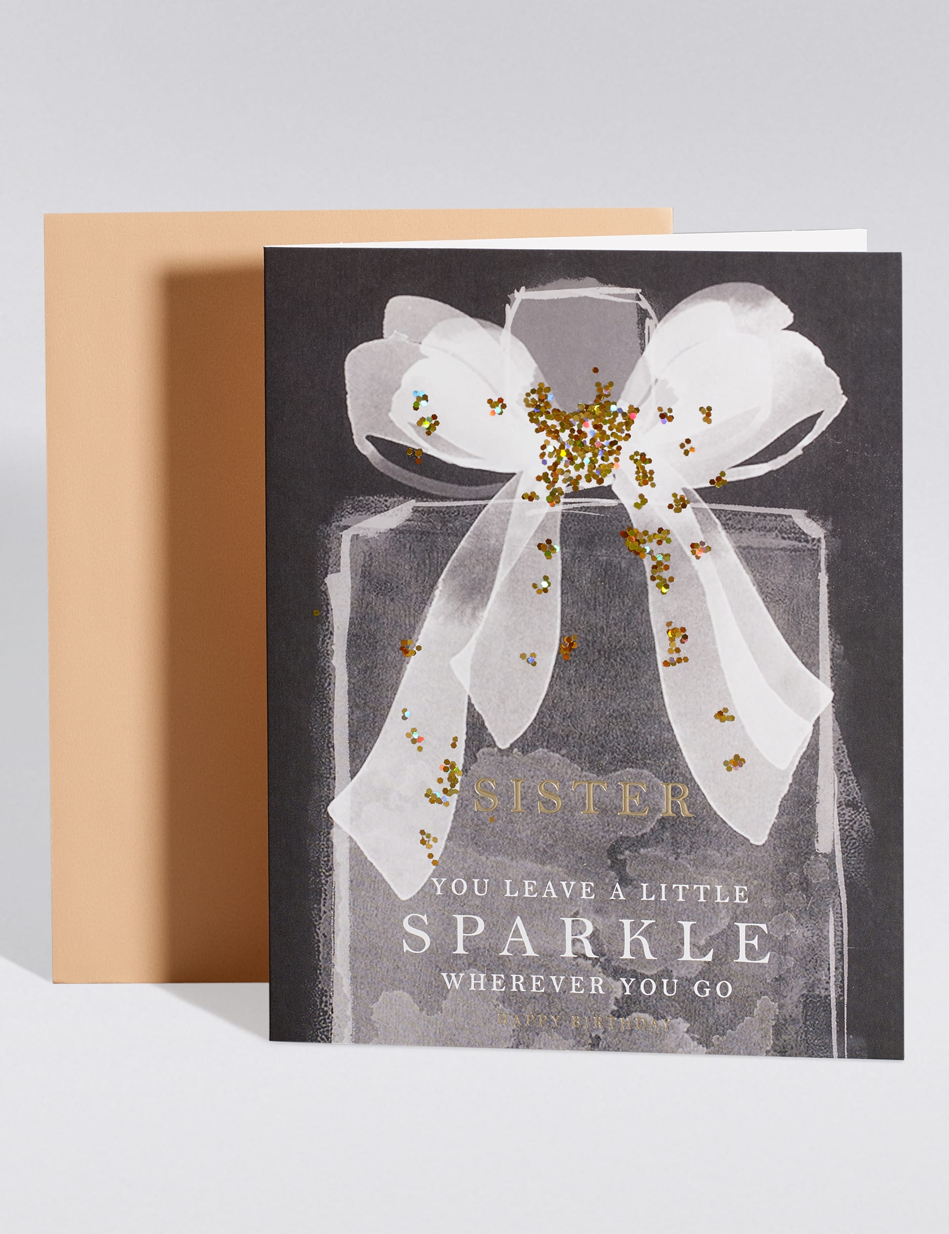 Sparkle Perfume Bottle Sister Card Image 1 of 2
