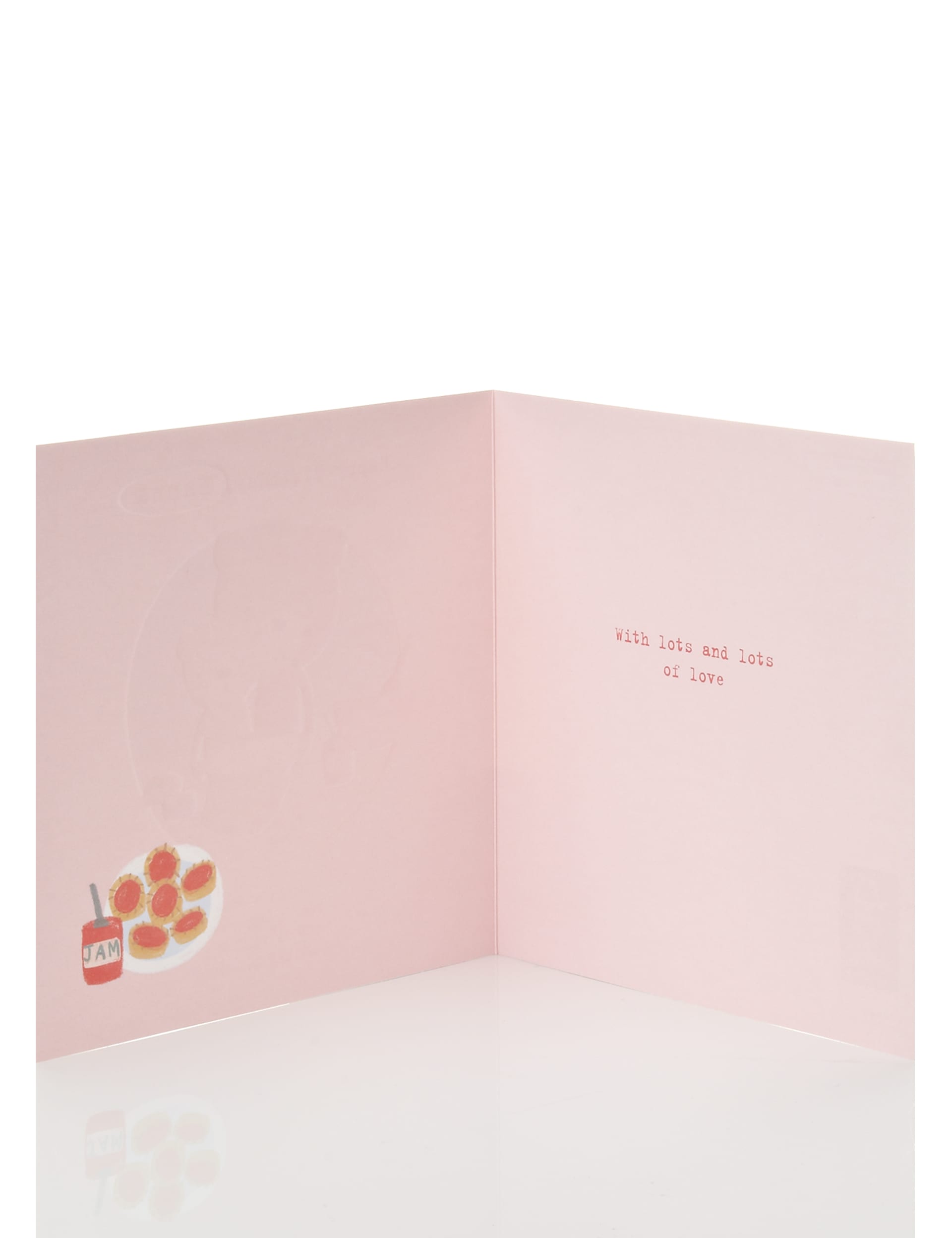 Cute Glitter Bear Nana Birthday Card Image 1 of 2