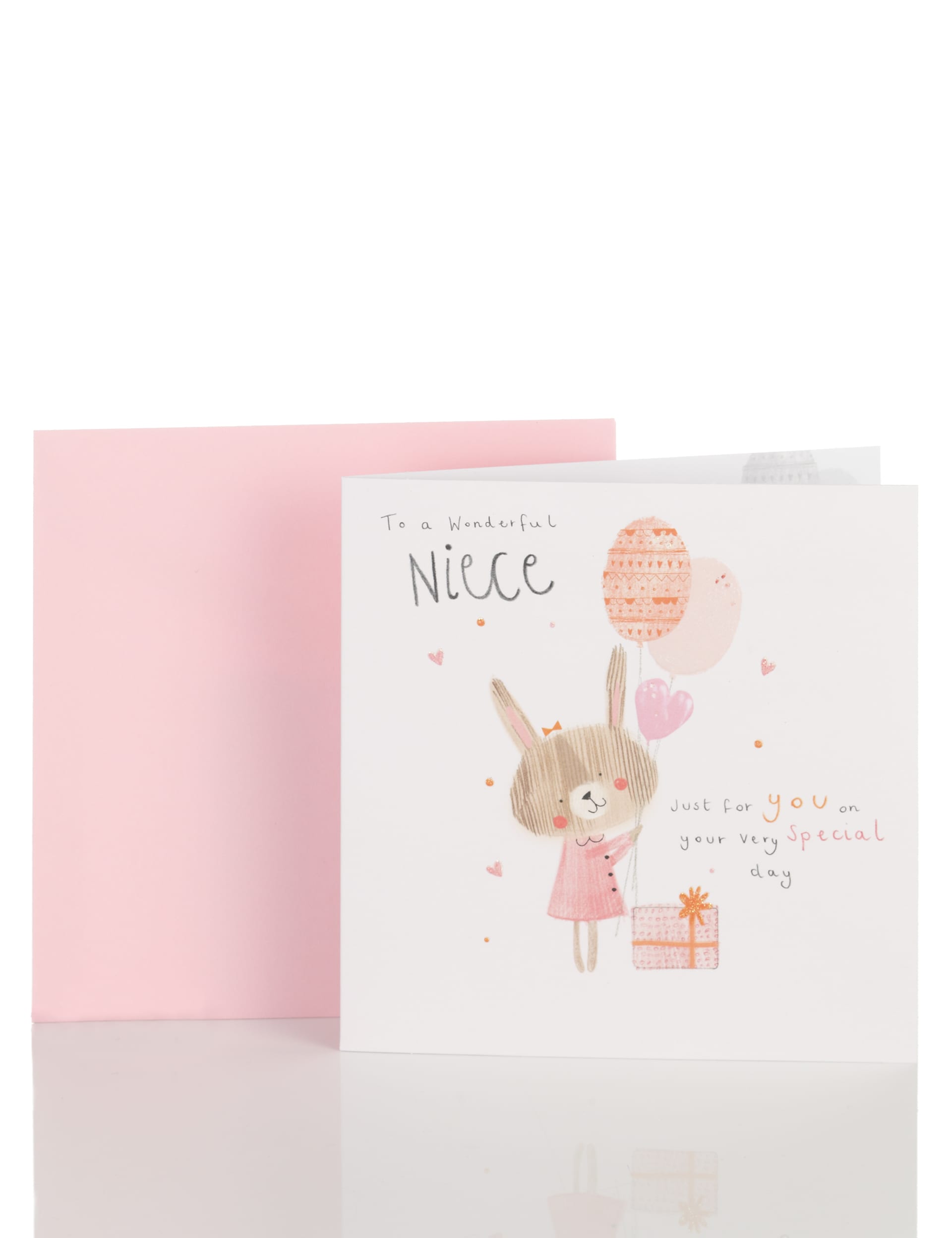 Wonderful Niece Birthday Card Image 1 of 2