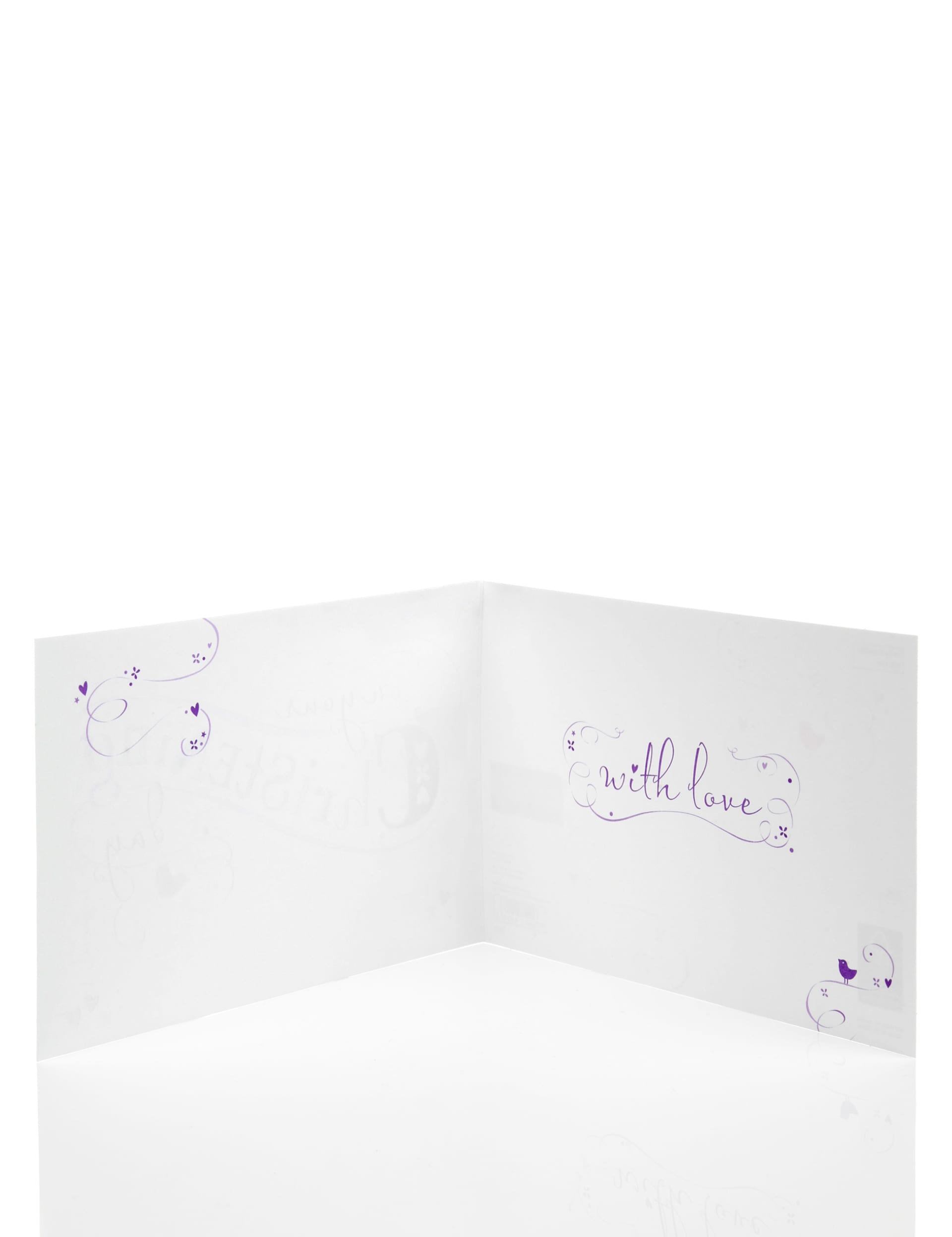 Bright Text Christening Day Card Image 1 of 2