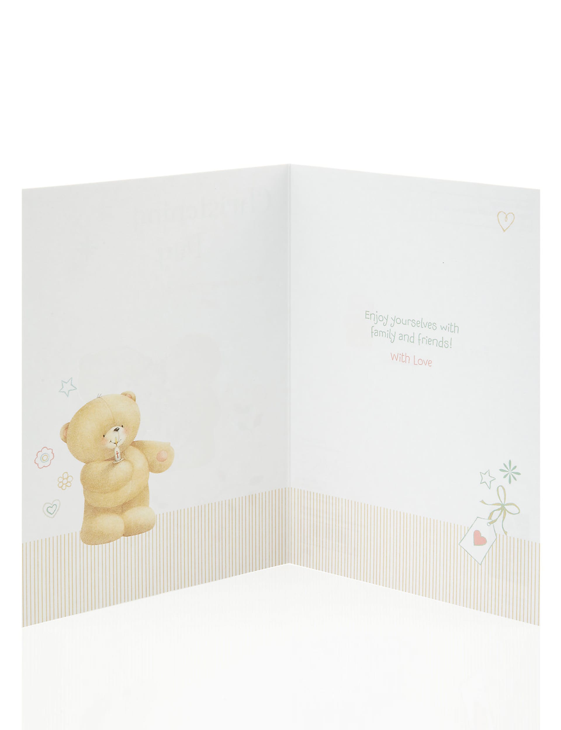 Forever Friends Christening Day Card Image 1 of 2
