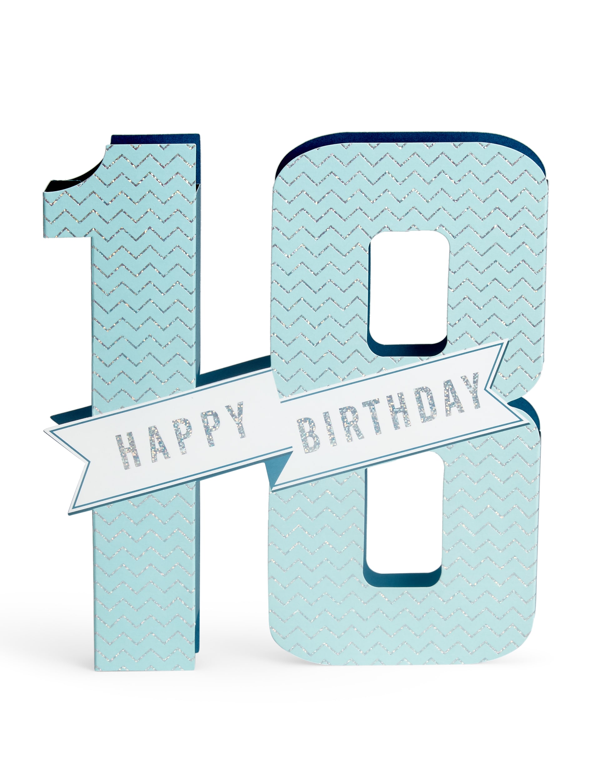 3D Pop-Up 18th Birthday Card Image 2 of 3