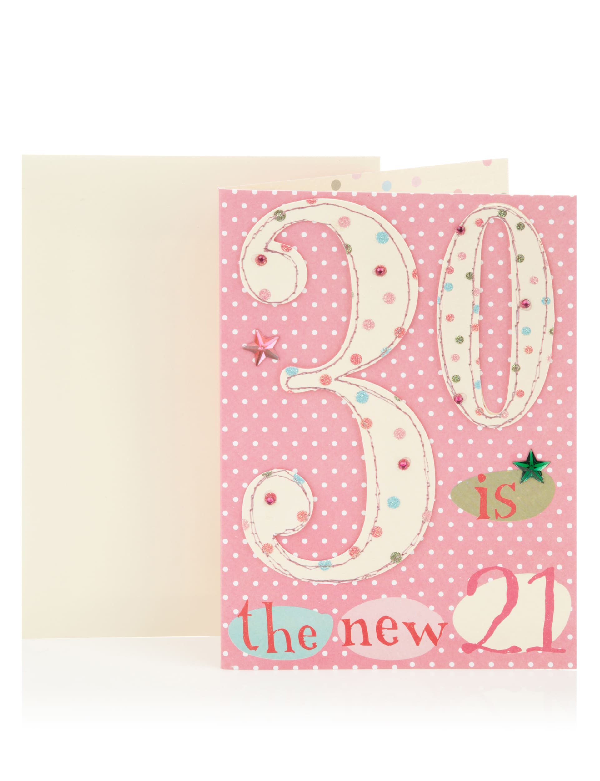 30 is The New 21 Birthday Greetings Card Image 1 of 2