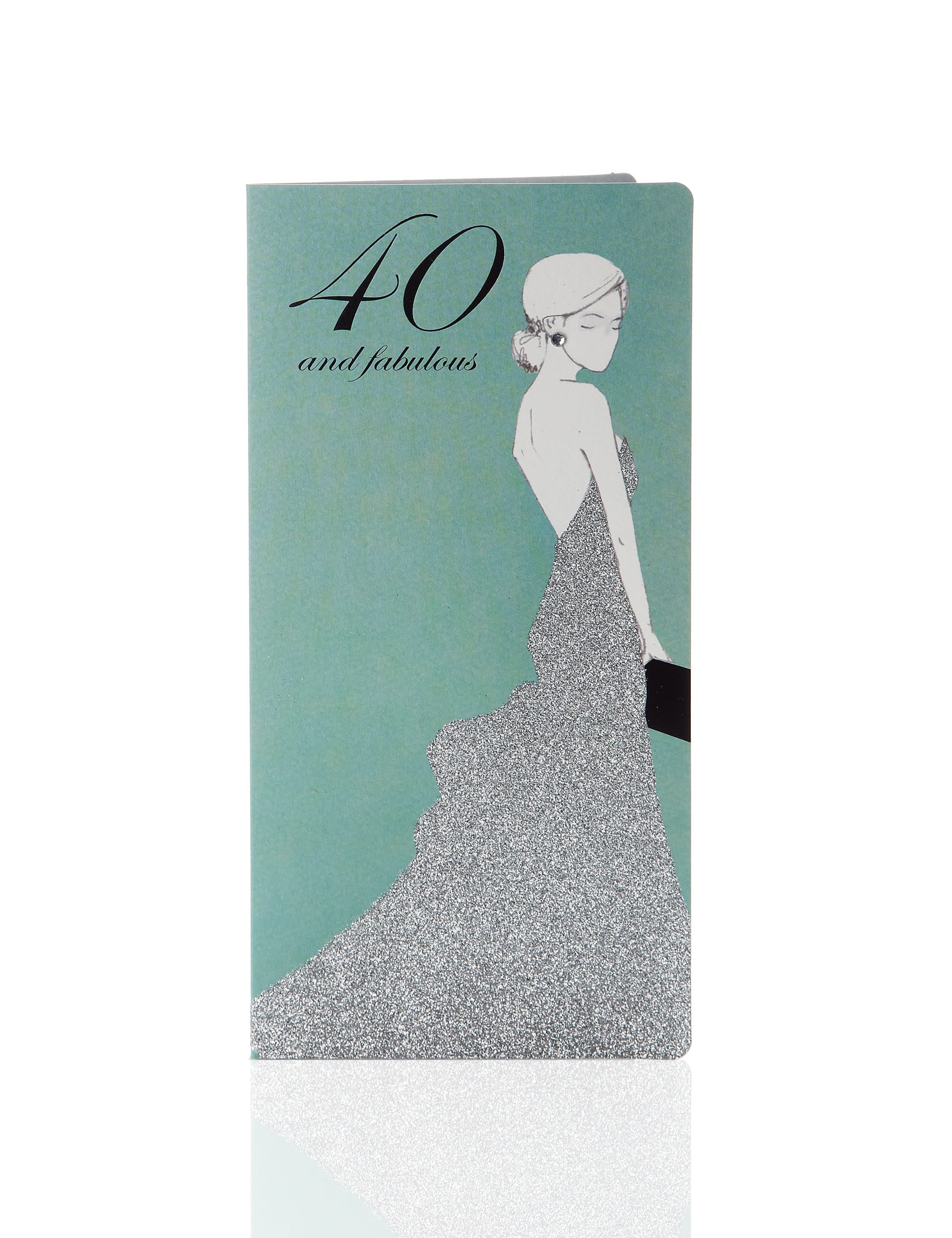 40 & Fabulous 40th Birthday Card Image 1 of 2