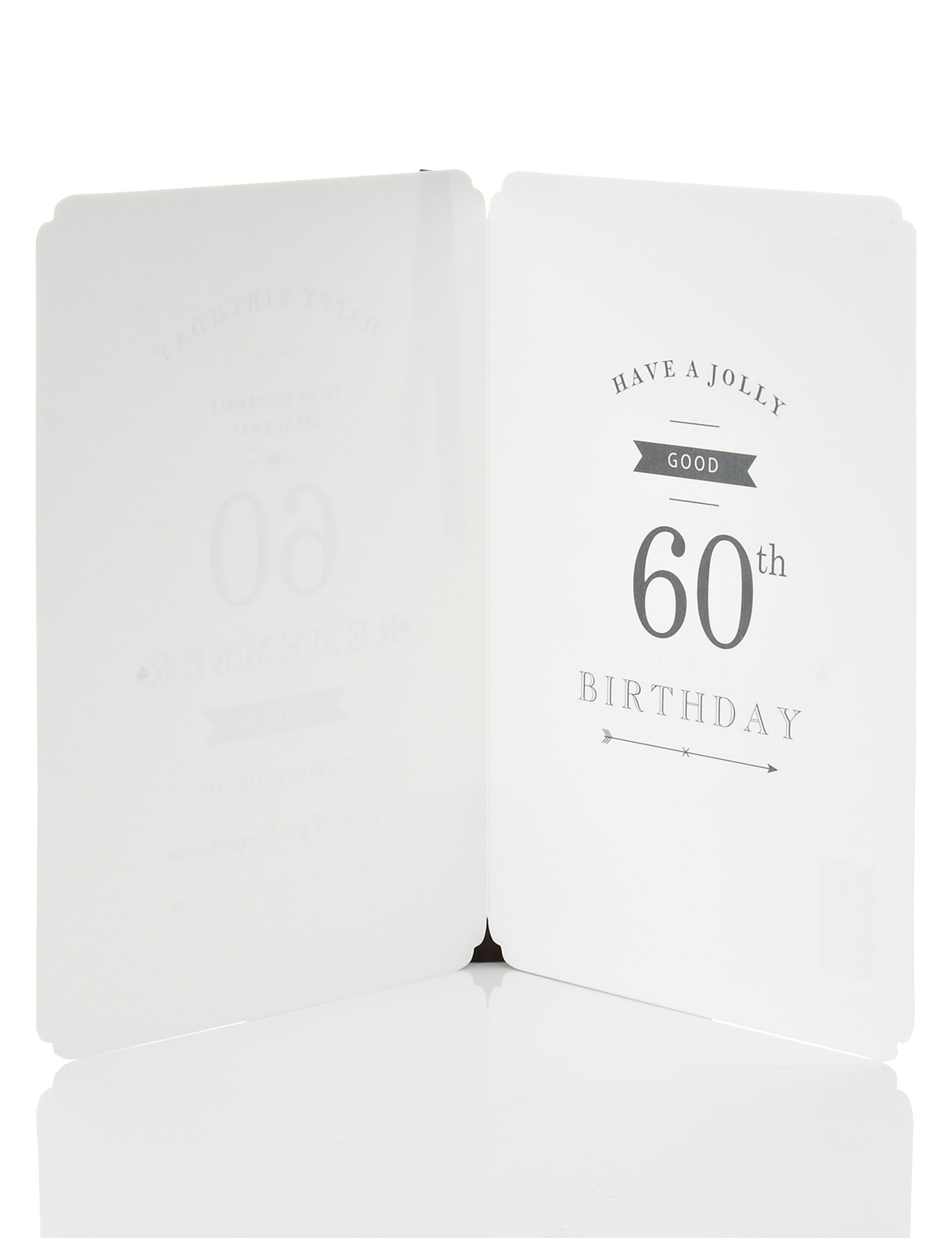 Men's 60th Birthday Card Image 1 of 2