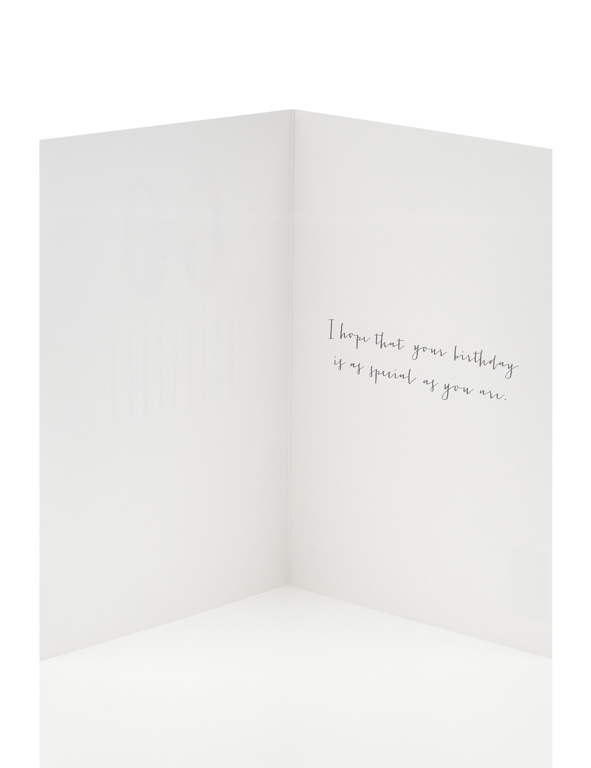 Open Recipient Happy 60th Birthday Card with Candles Design | M&S