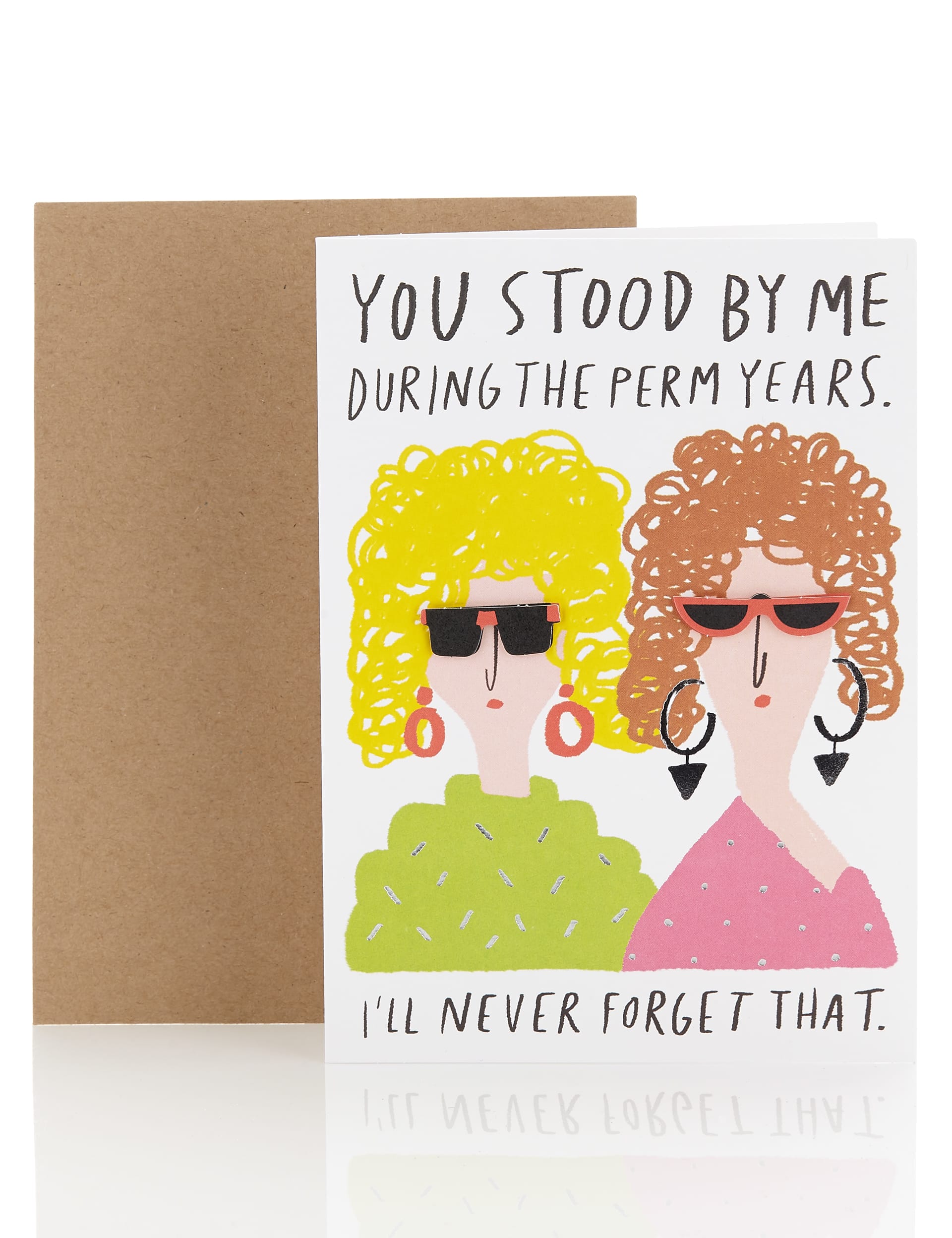 Perm Years Humour Birthday Card Image 1 of 2
