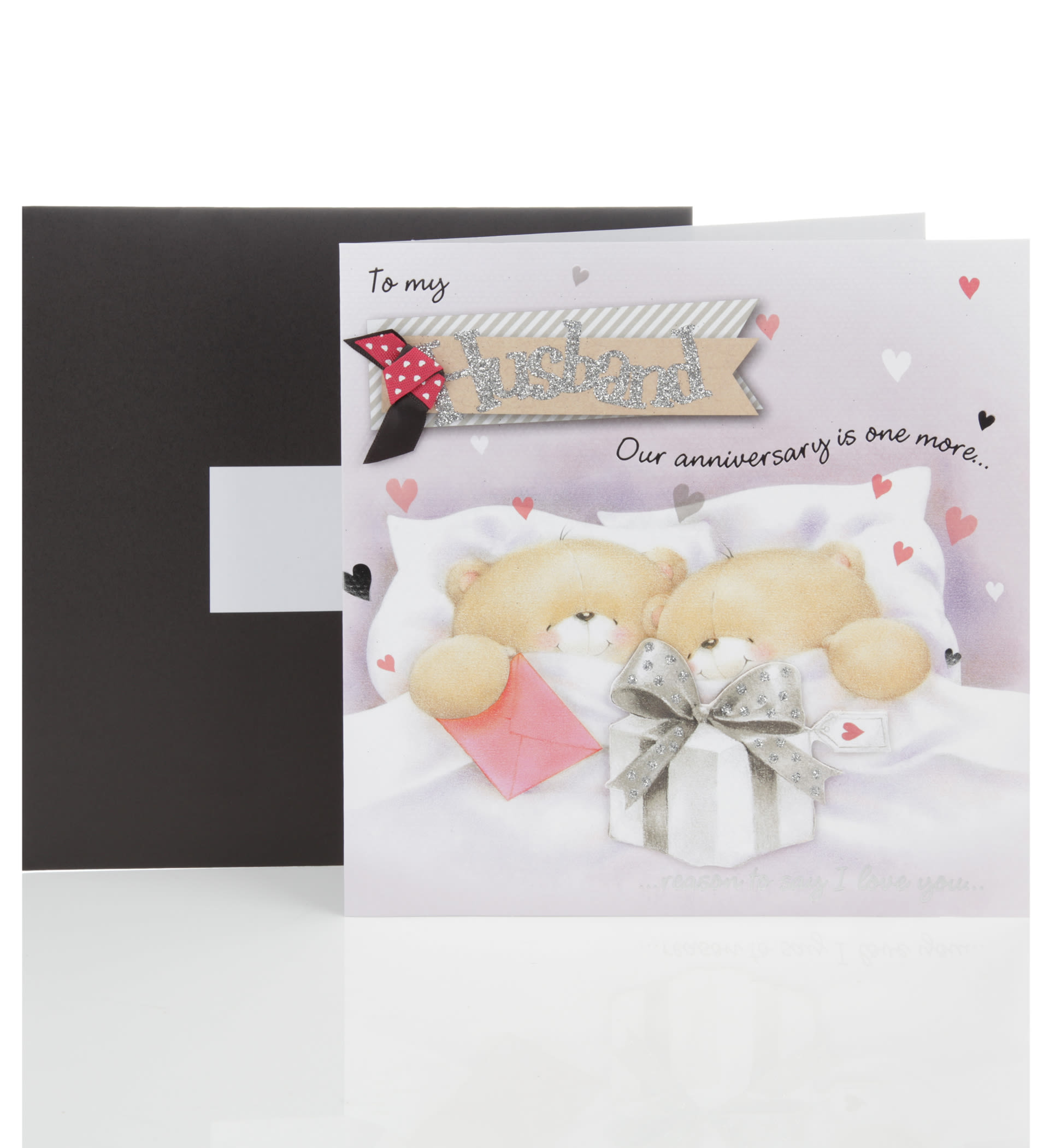 Forever Friends Husband Anniversary Card Image 1 of 2