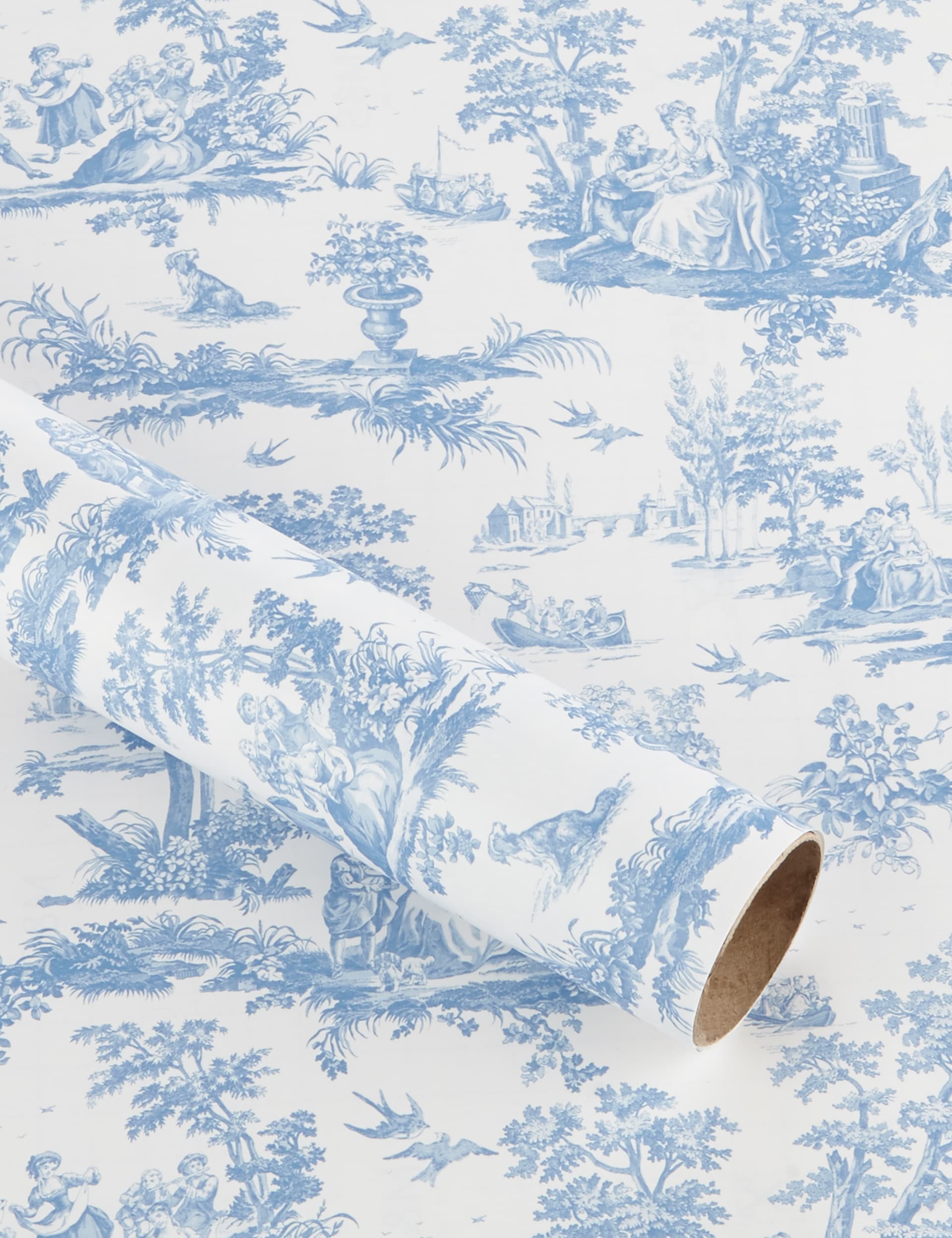 Toile Scene Gift Wrap Image 1 of 2