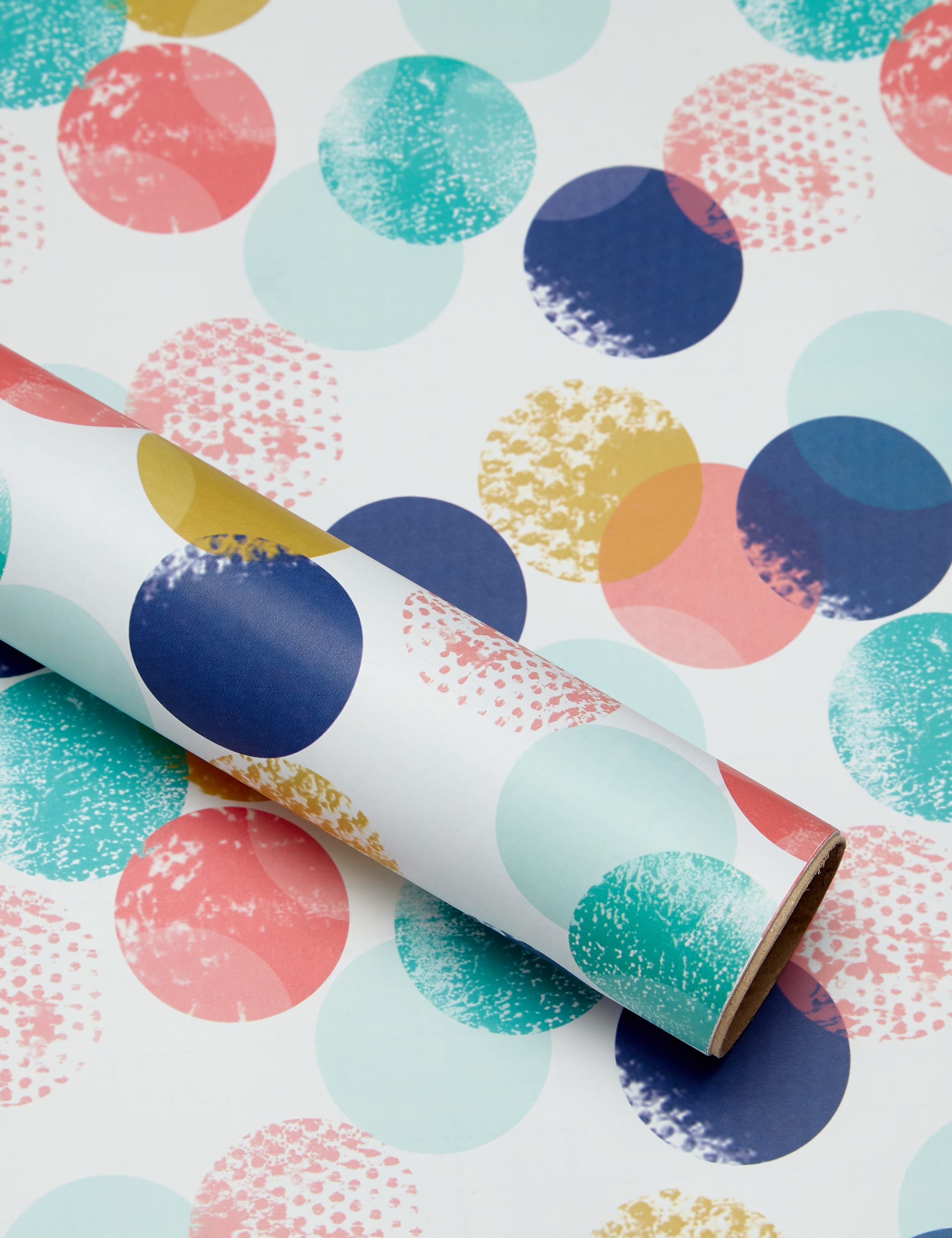 Dotted Brush Stroke 2m Wrapping Paper Image 1 of 2