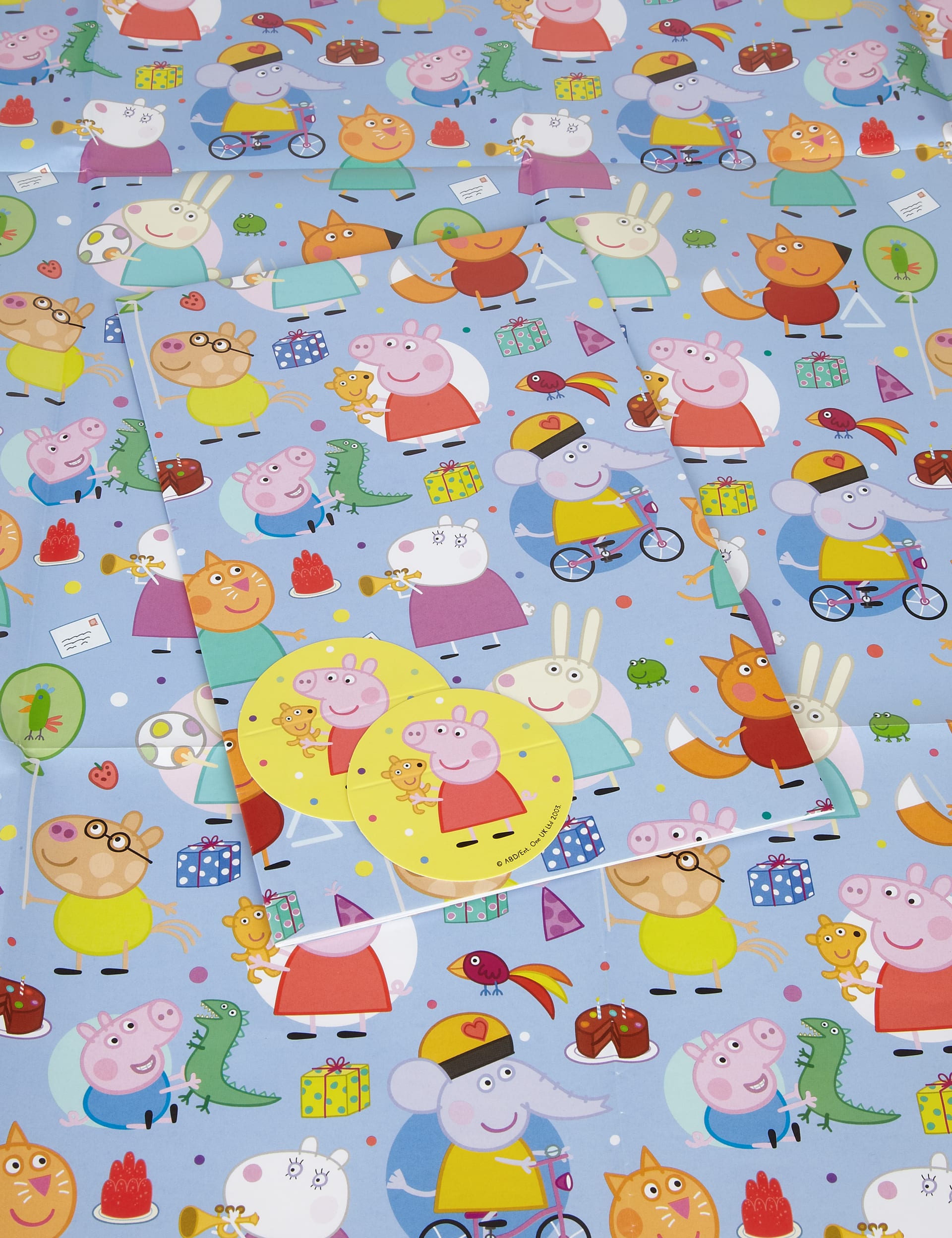 2 Peppa Pig™ Wrapping Paper Image 1 of 1