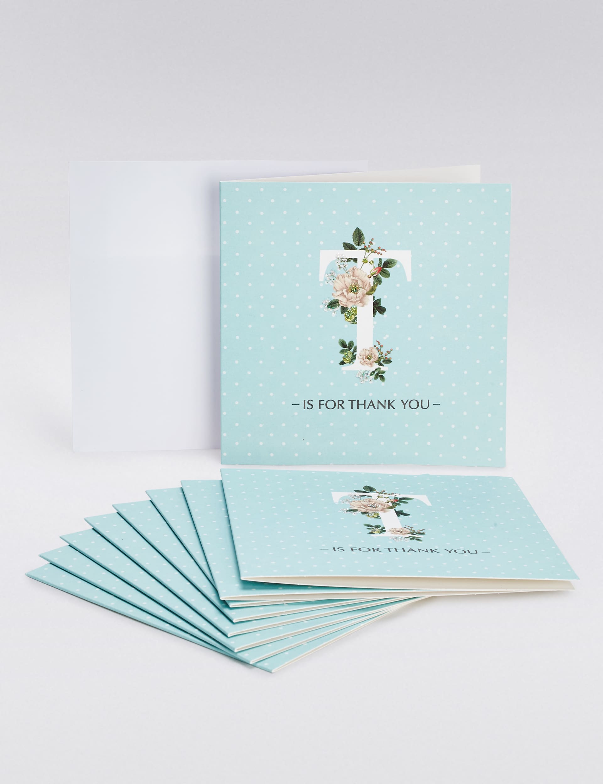 T for Thank You Multipack Cards Image 1 of 2