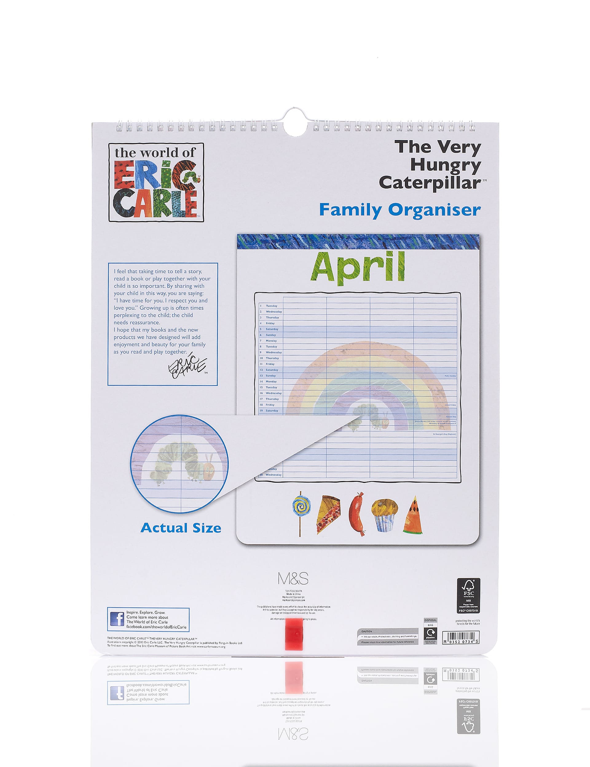 Hungry Caterpillar 2014 Family Organiser Image 2 of 3