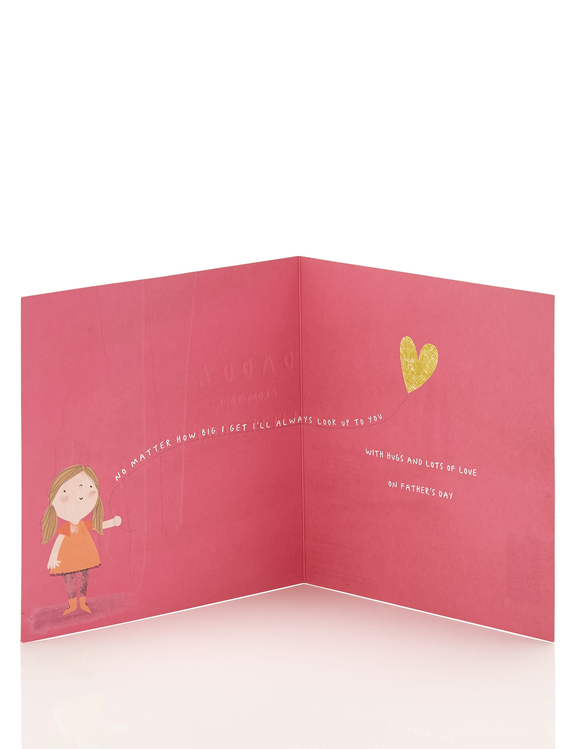 Daddy from Your Little Girl Father's Day Card Image 2 of 3