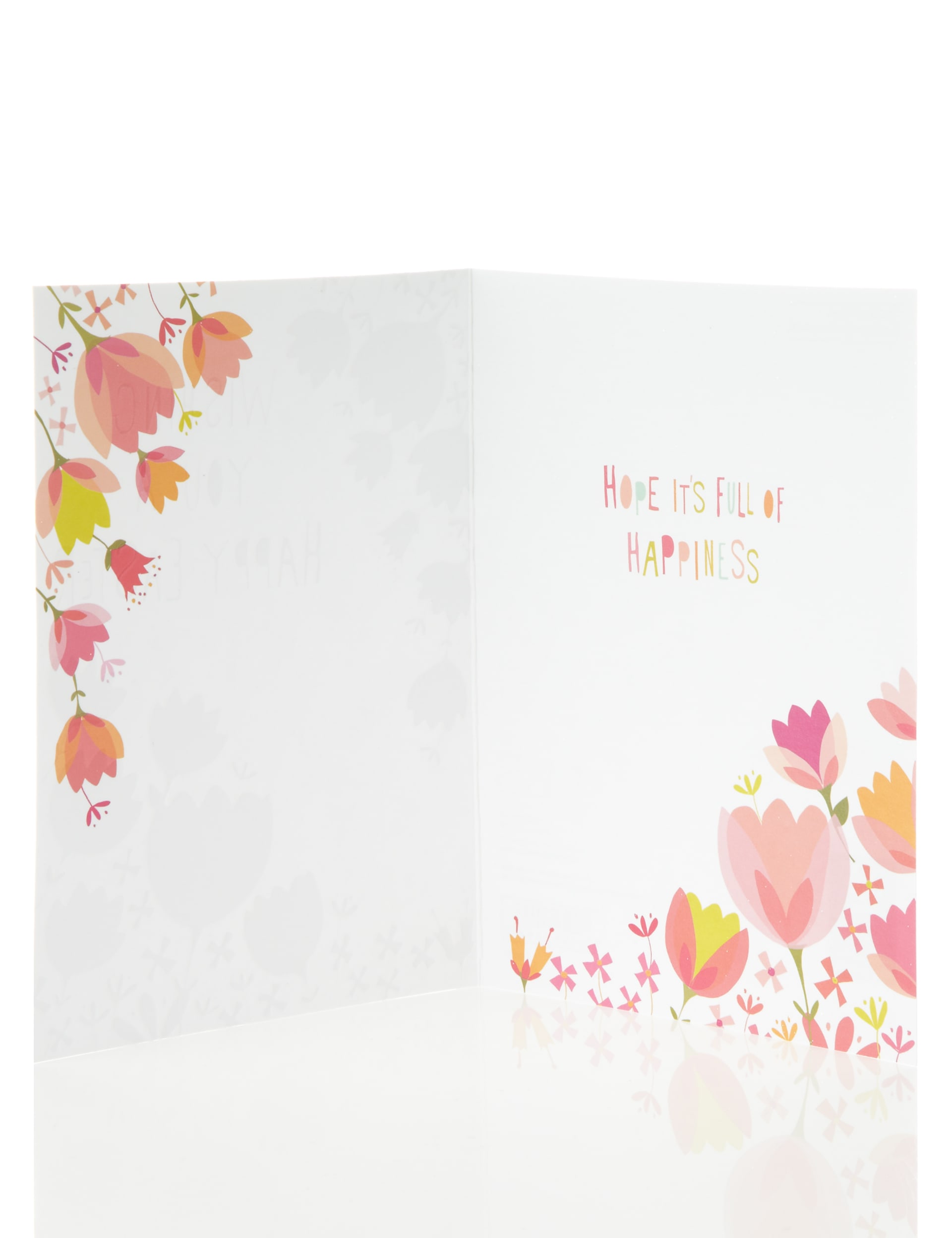 Metallic Floral Easter Card Image 1 of 2
