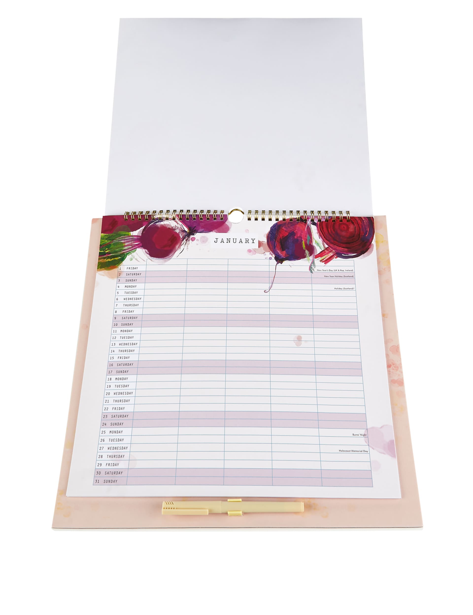 Organic Kitchen 2016 Family Organiser Image 2 of 4