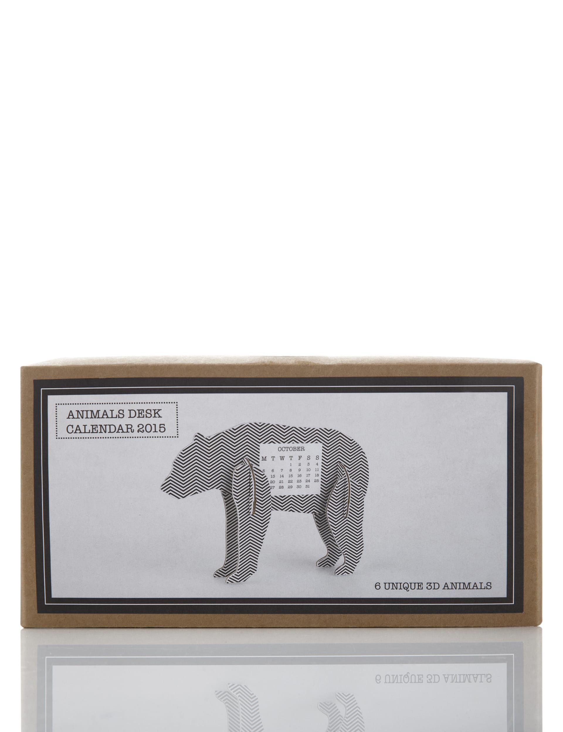 3D Animals Desk Calendar 2015 Image 1 of 2
