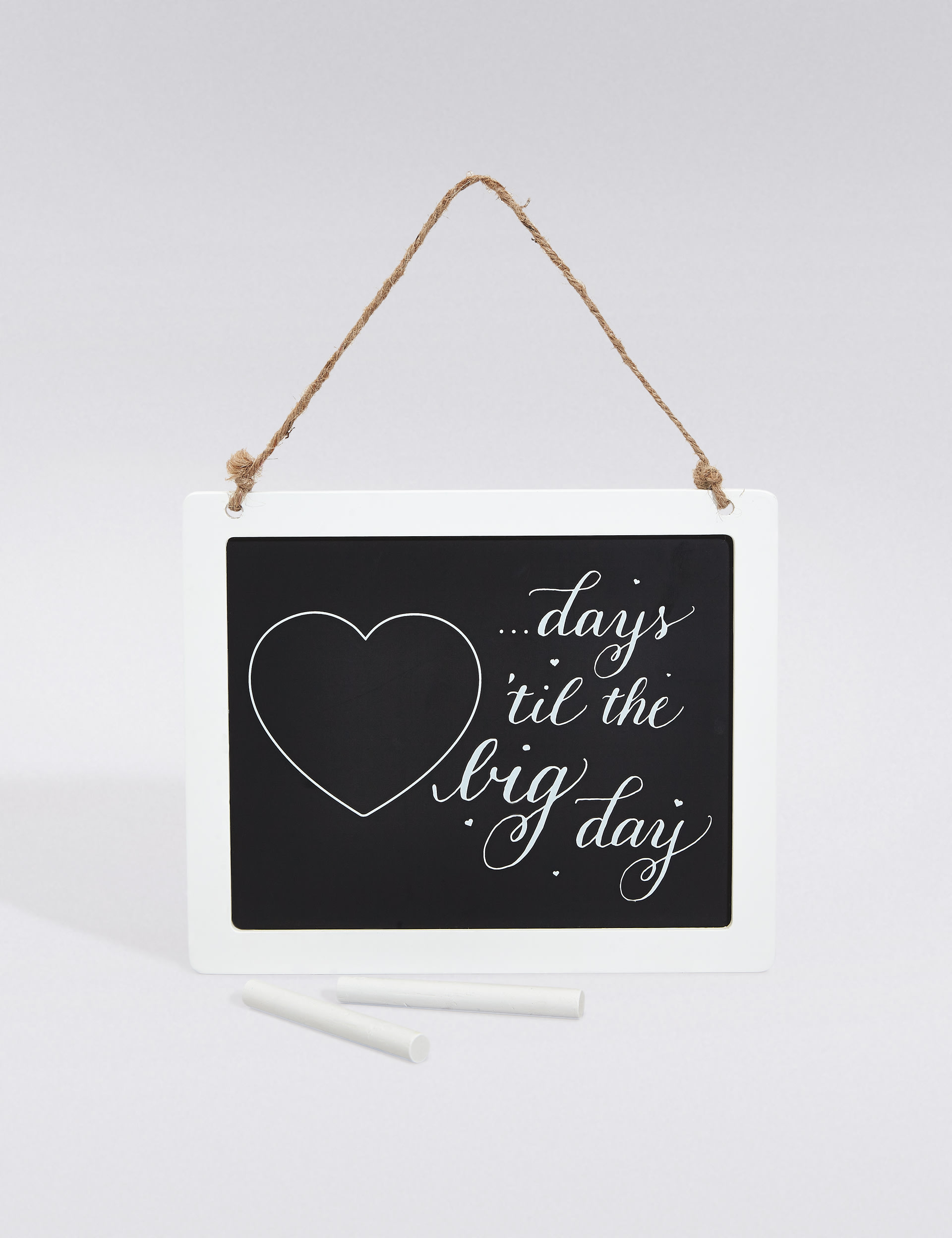 Chalkboard Wedding Countdown Image 1 of 2