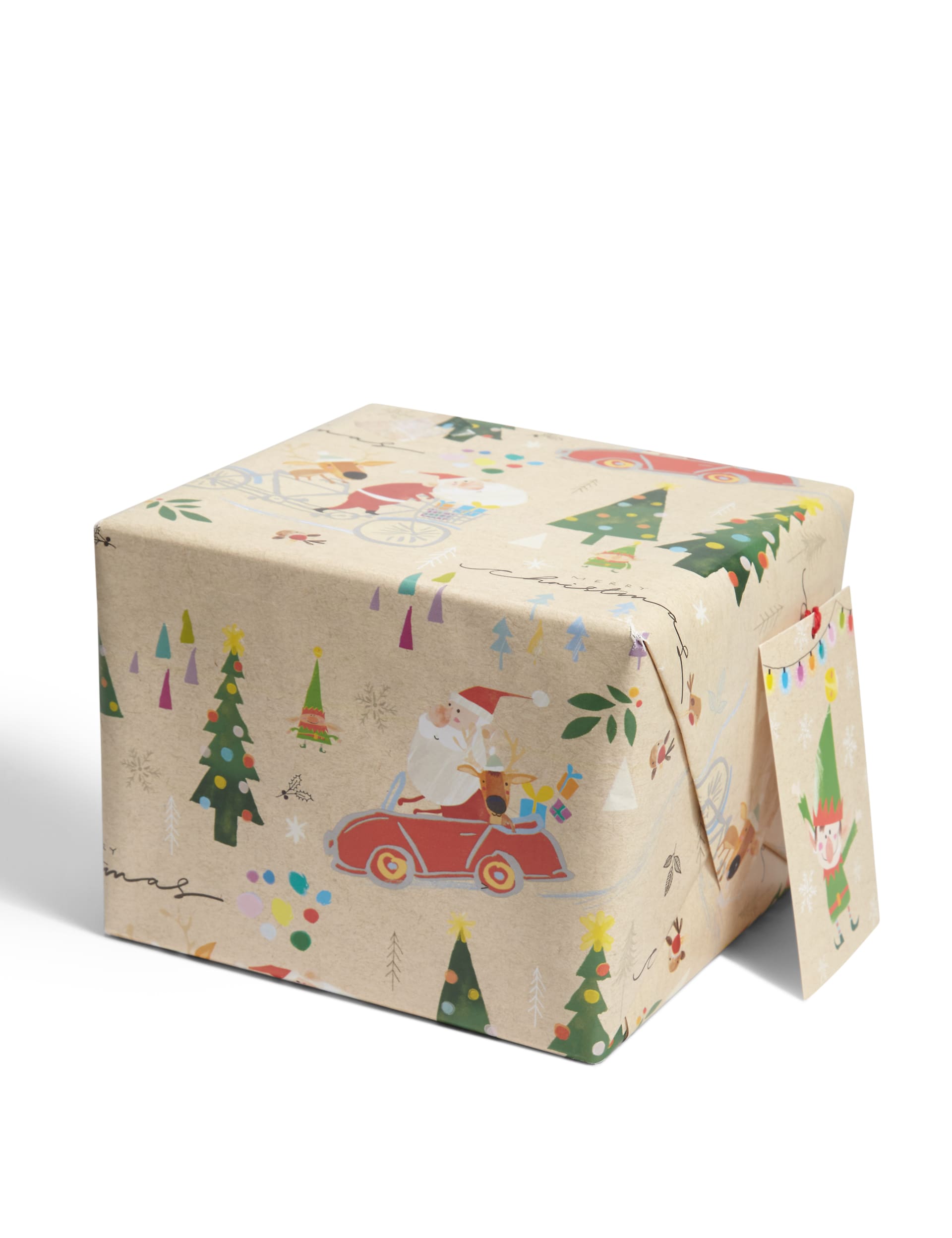 Santa and Friends 15m Christmas Wrapping Paper Image 2 of 4