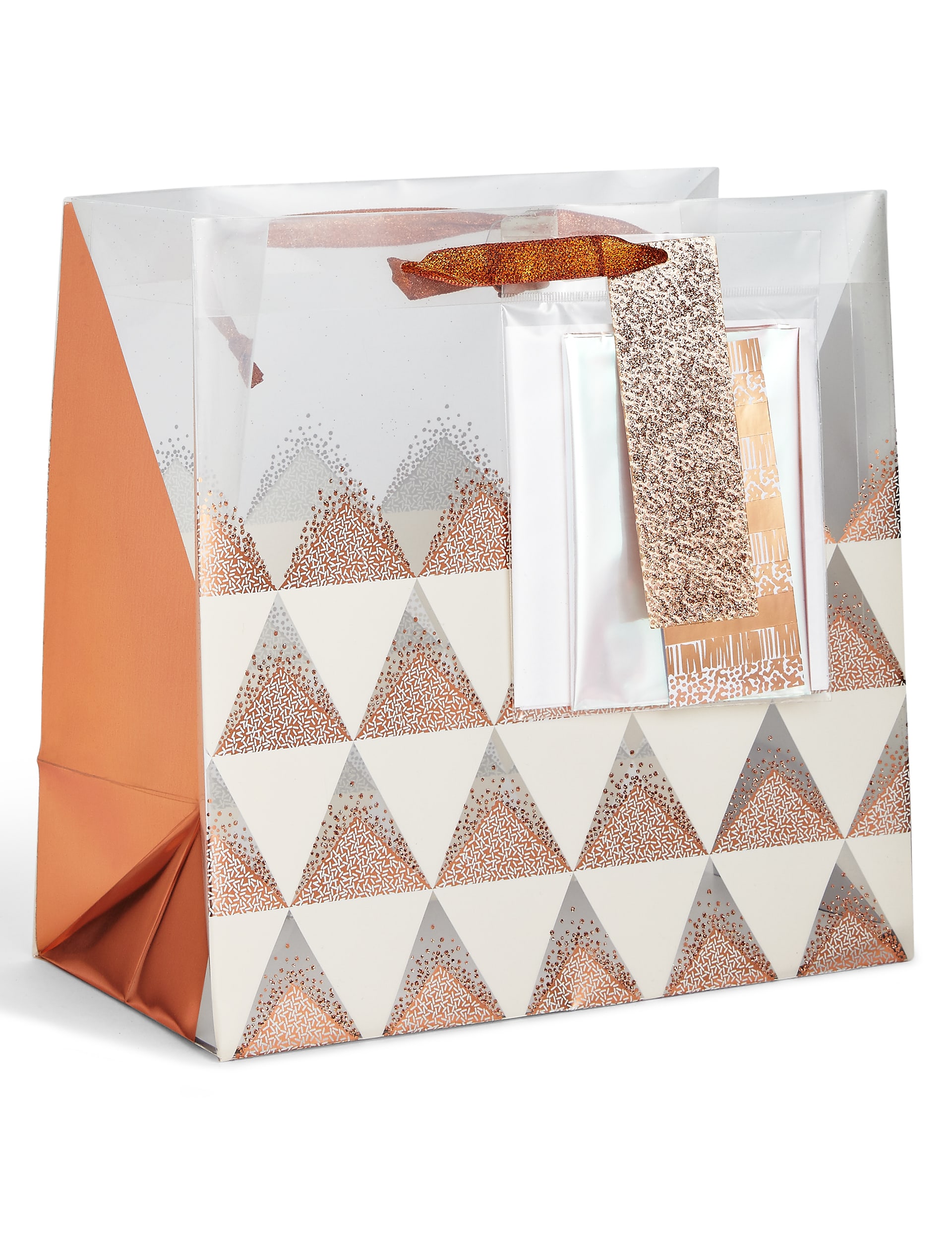 Hollywood Medium Rose Gold Gift Bag Image 1 of 2