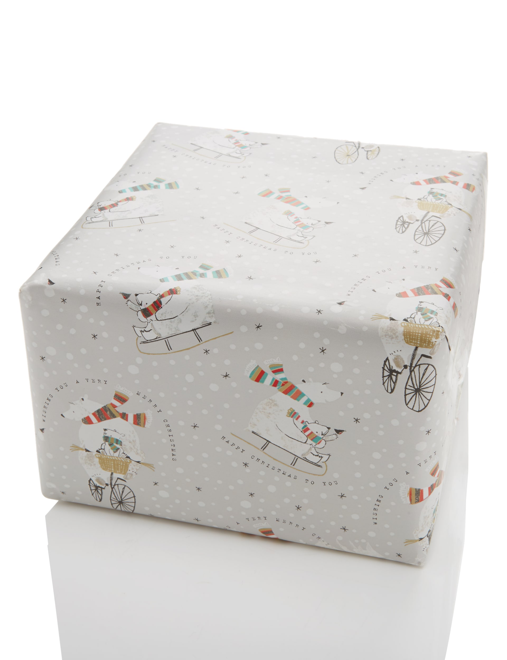 Fun Polar Bears 4 Metre Christmas Wrapping Paper Image 2 of 4
