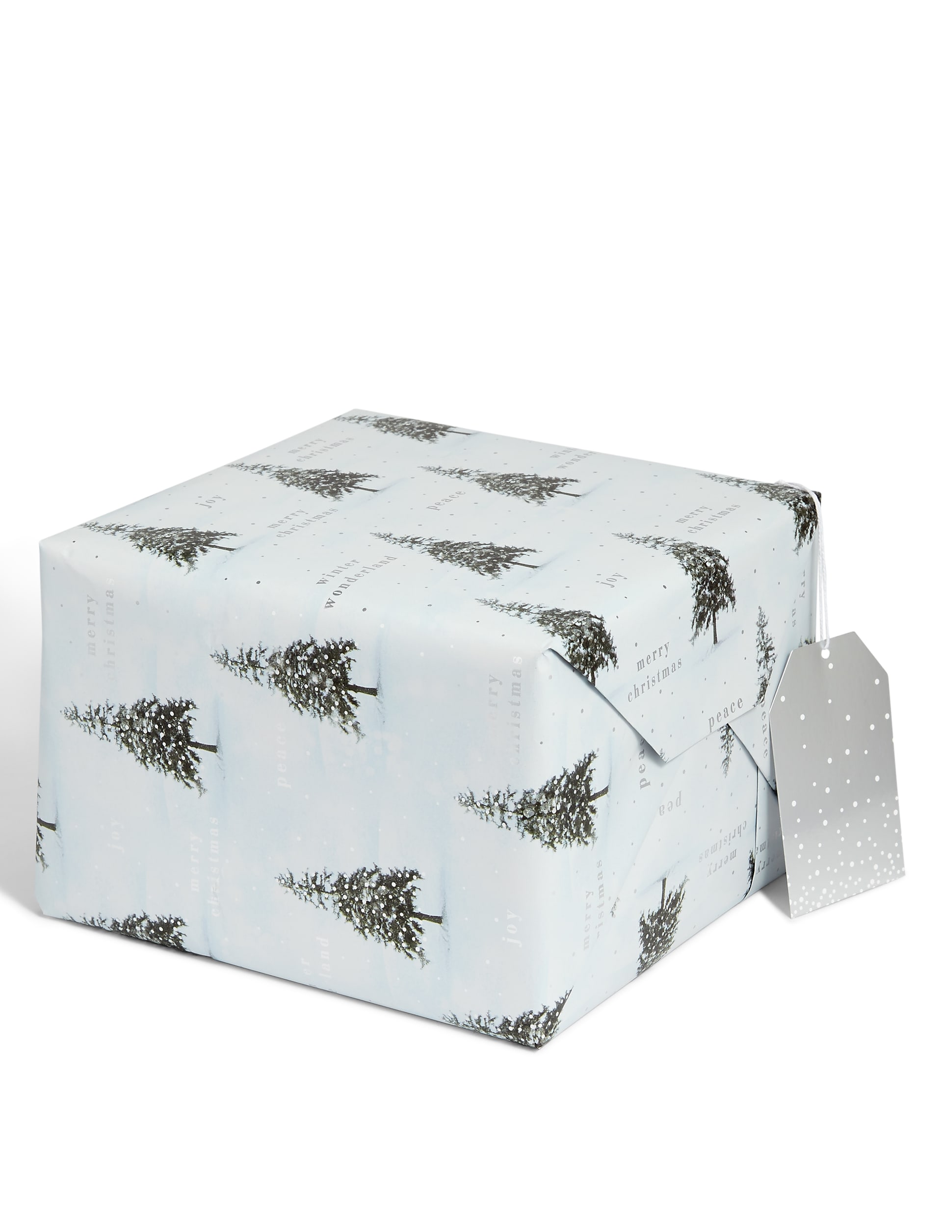 Nordic Noel Photographic Christmas Trees 3m Wrapping Paper Image 2 of 3