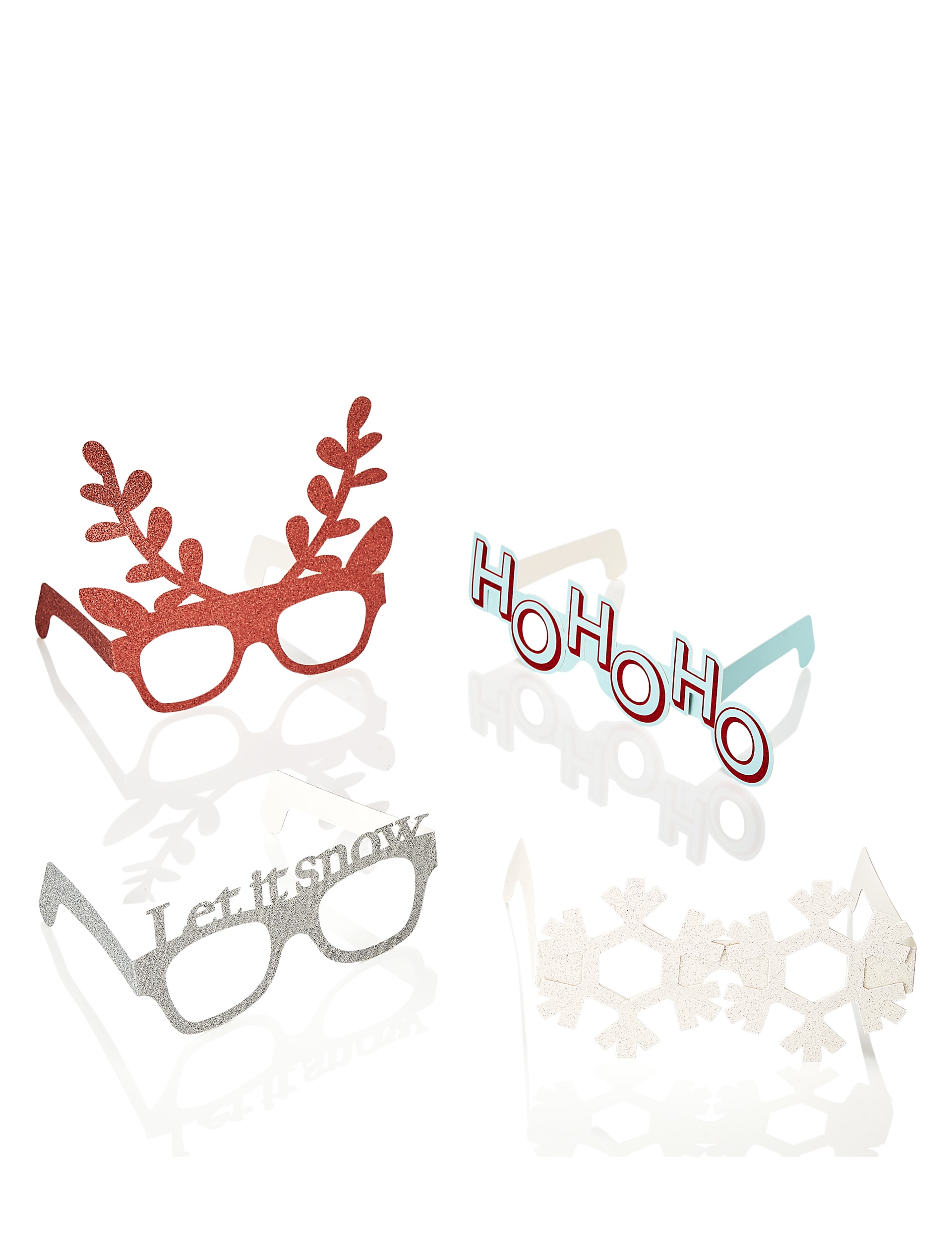 Let's Celebrate Novelty Festive Glasses Image 1 of 2