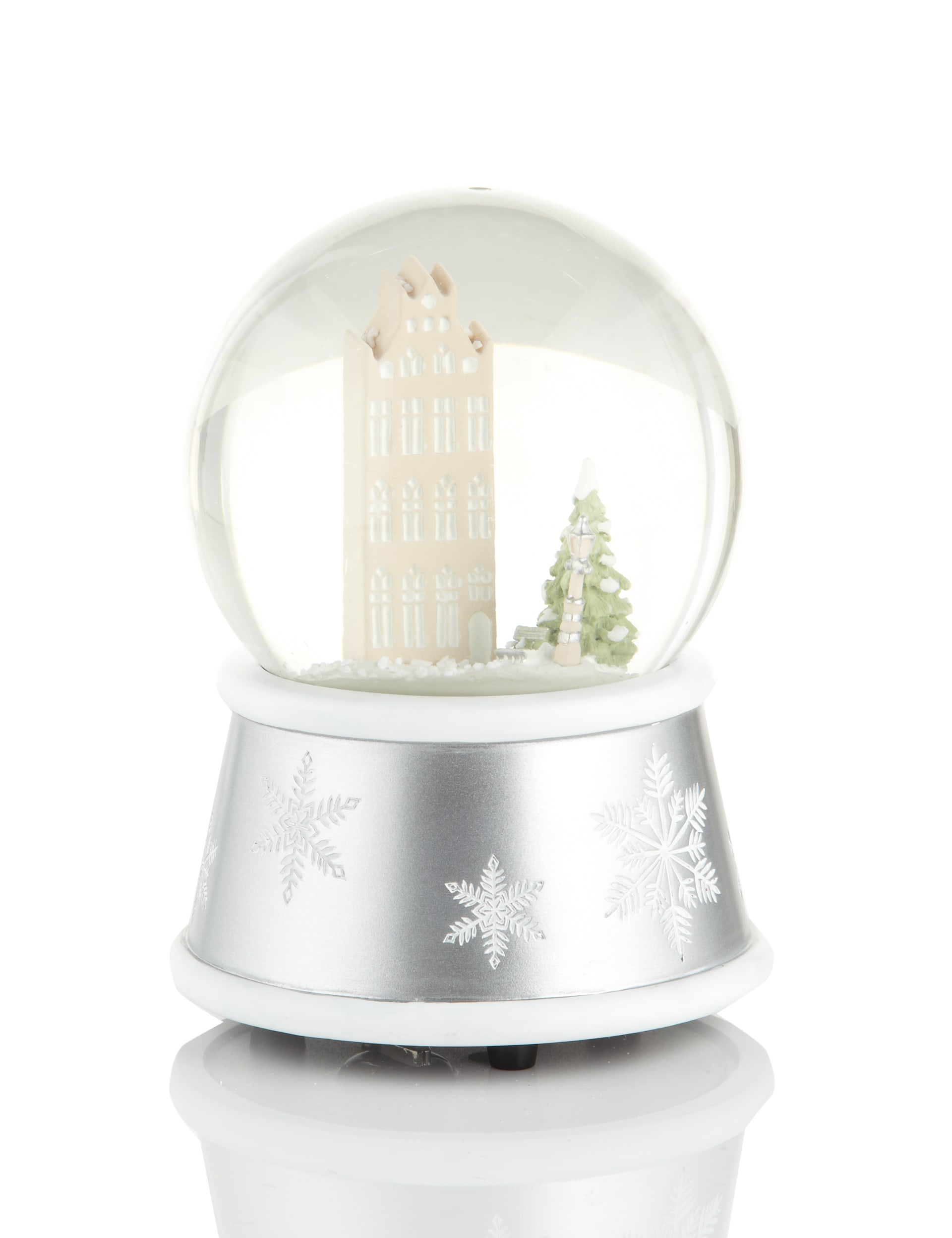 Elegant Townhouse Musical Snow Globe Image 1 of 2