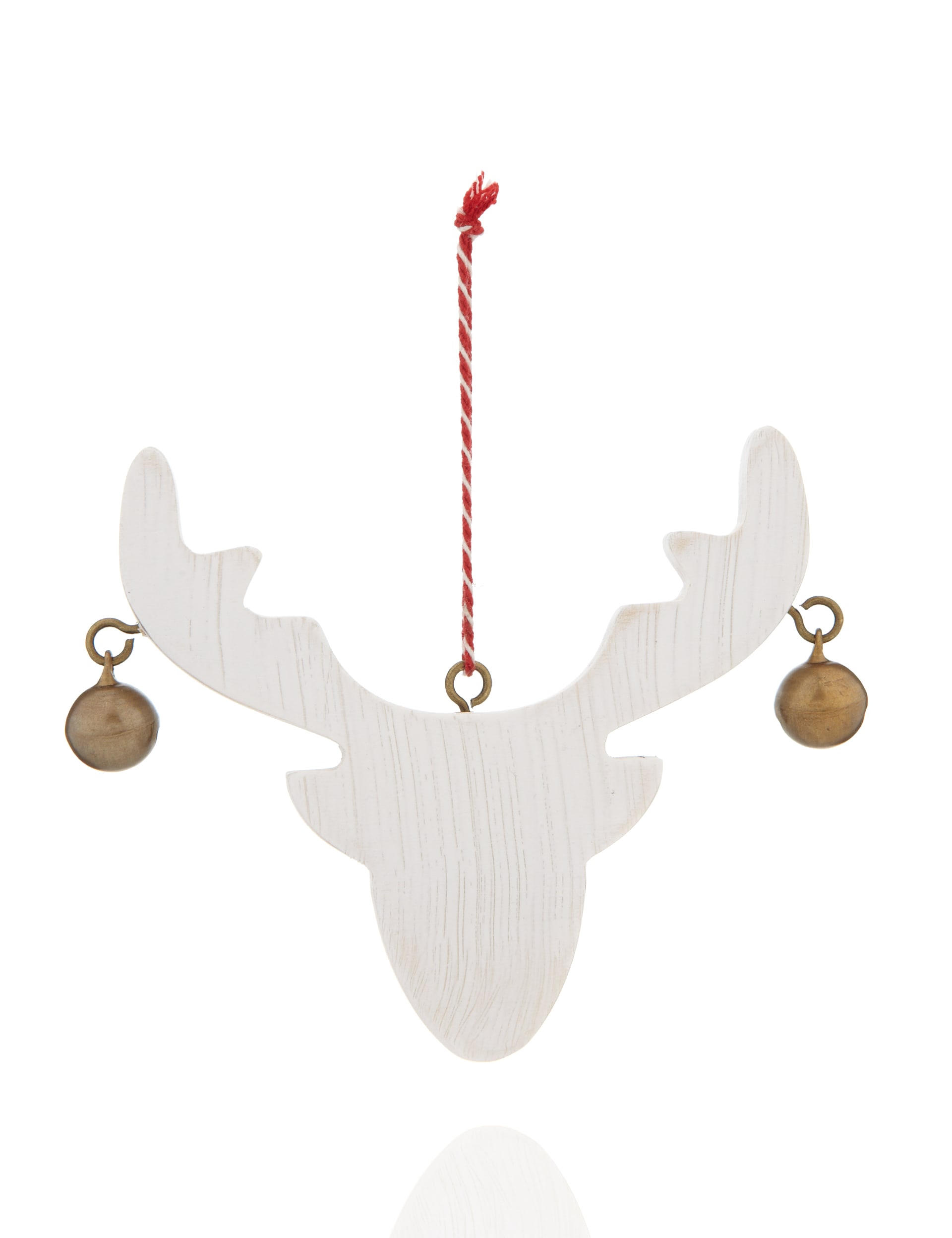 Wooden Stag Christmas Tree Decoration Image 1 of 2