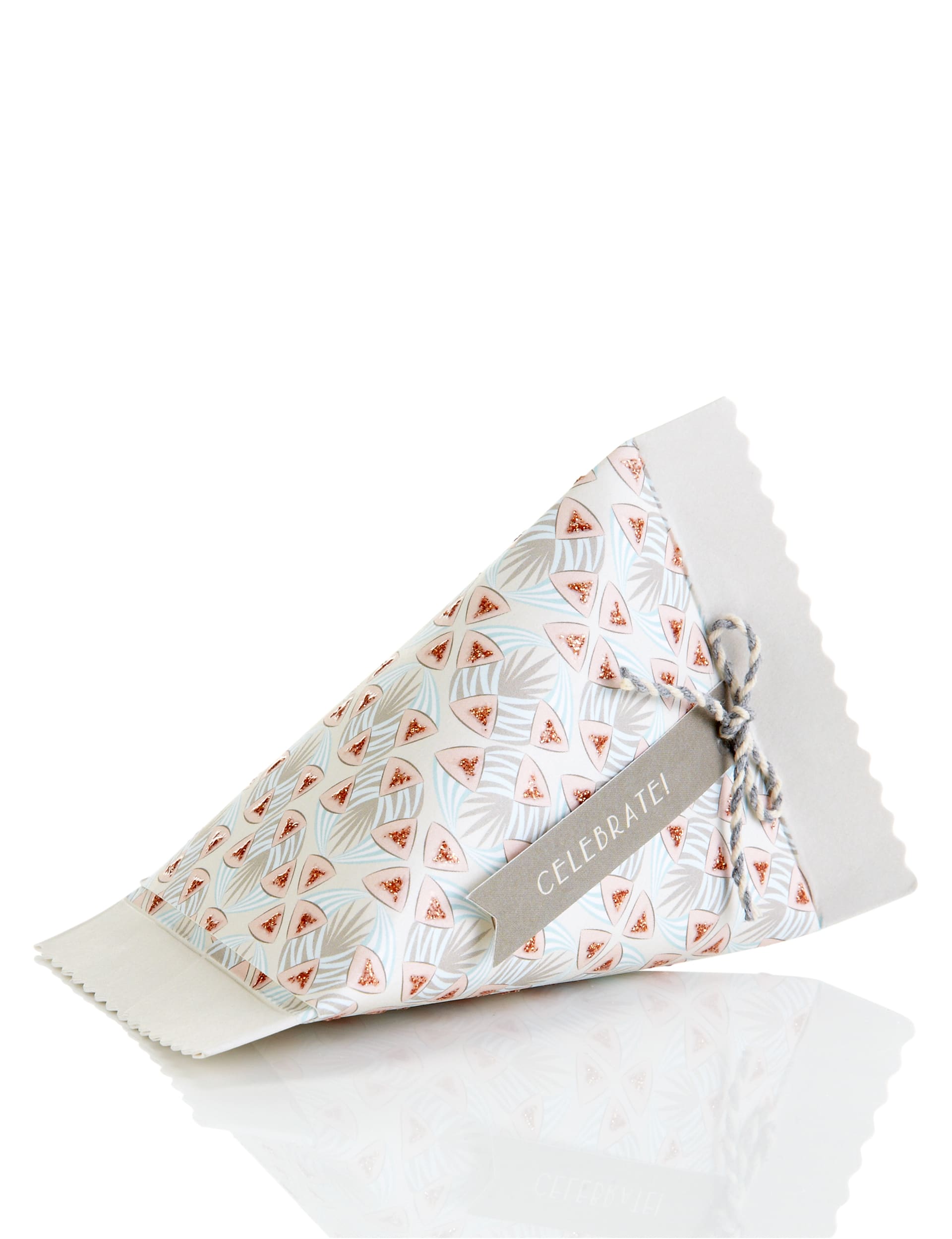 8 Silver Favour Christmas Crackers Image 2 of 3