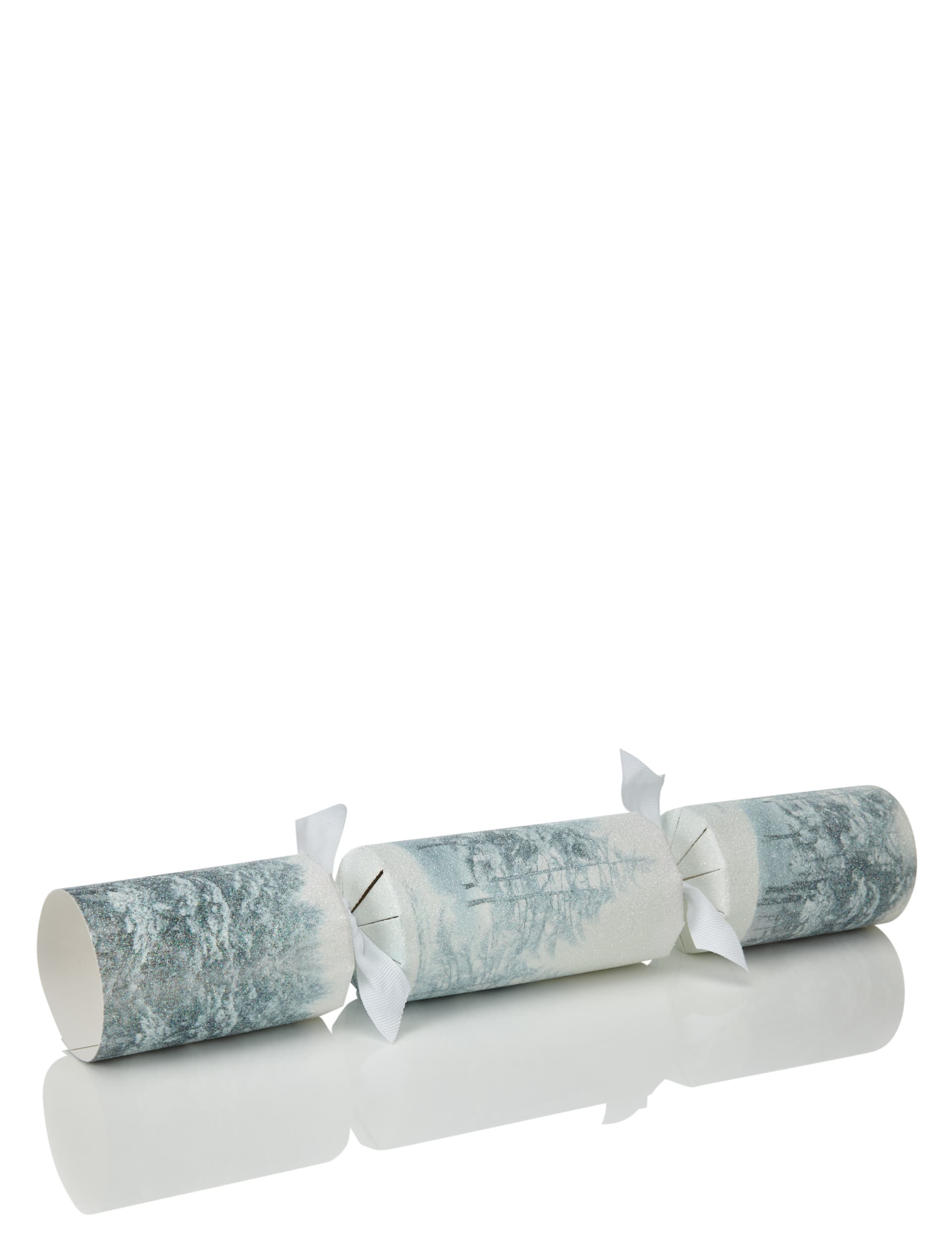 Luxury Woodland Silver Crackers Image 2 of 3