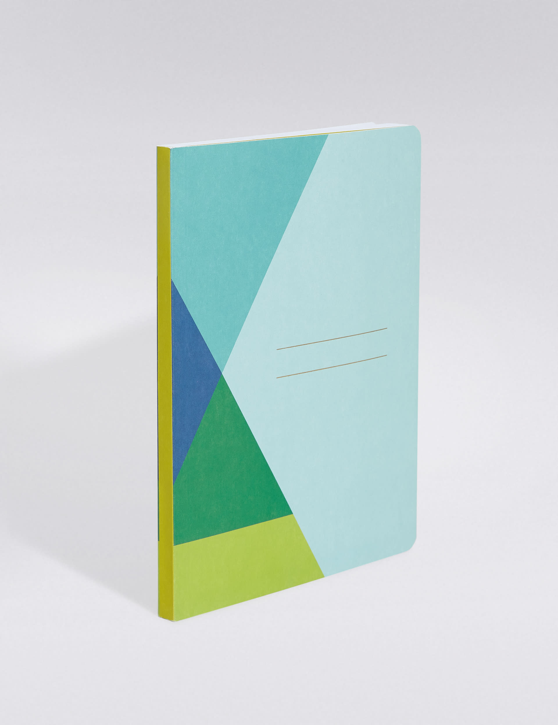 Blue Geometric A5 Notebook Image 2 of 3