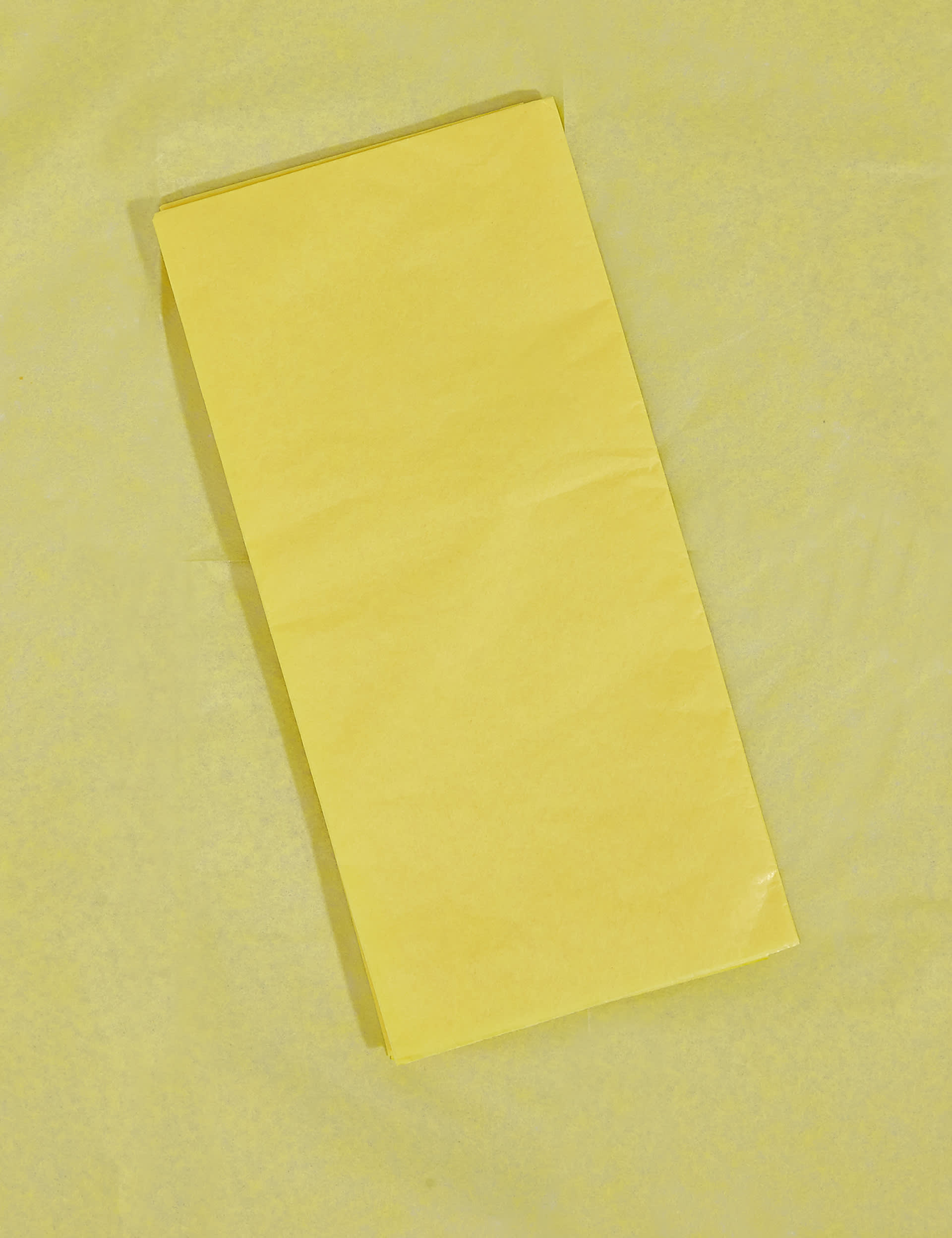 3 Yellow Tissue Paper Image 1 of 1