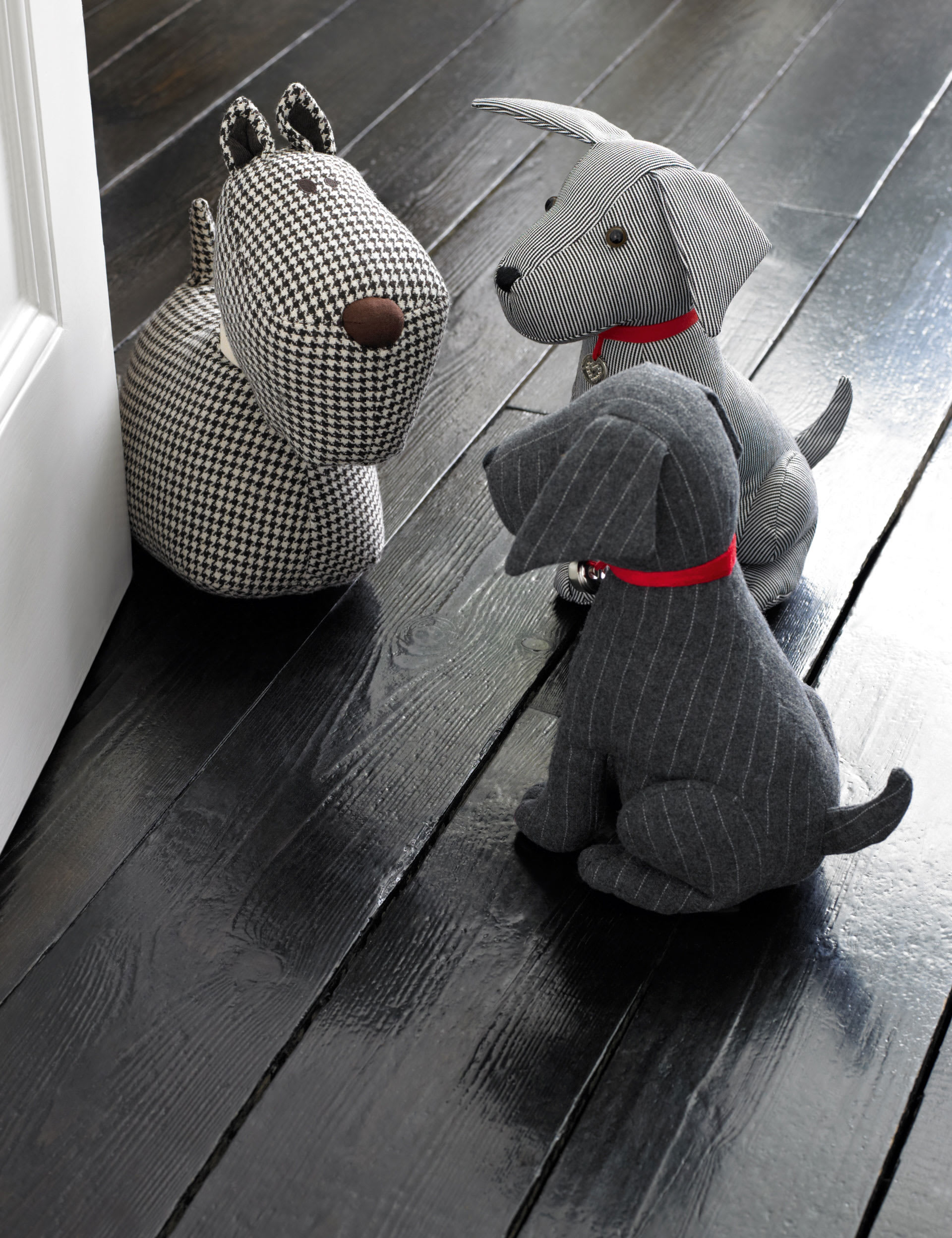 Stuffed dog door stop sales