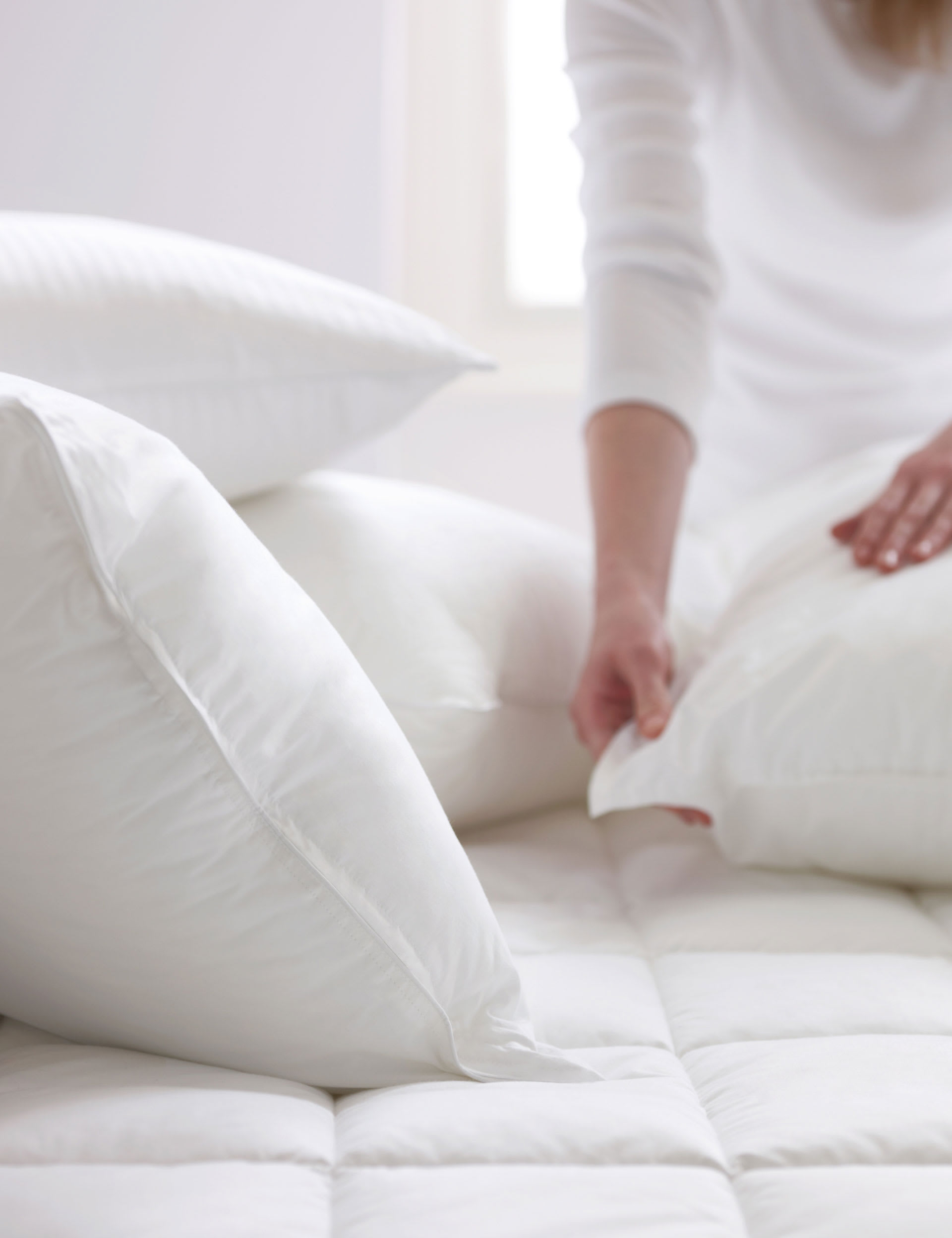 Pyrenean Silver Goose Down Pillow Image 2 of 4