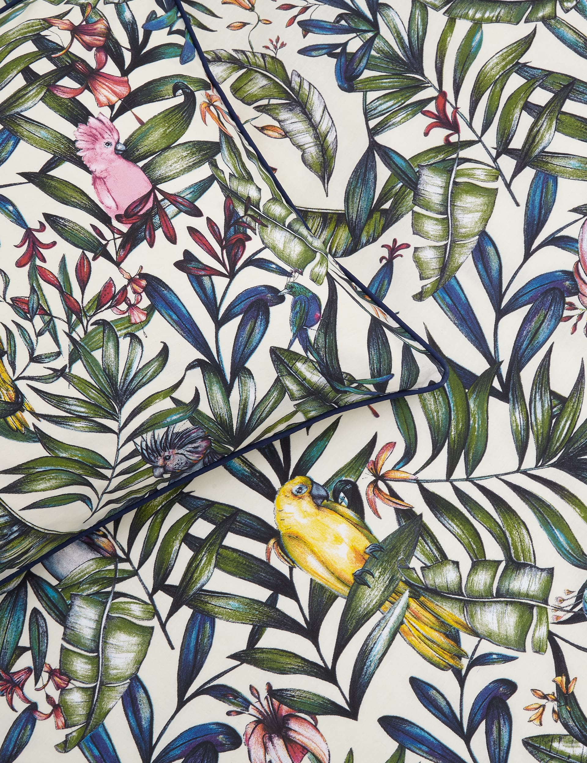 Kiera Tropical Bird Print Bedding Set Image 2 of 5